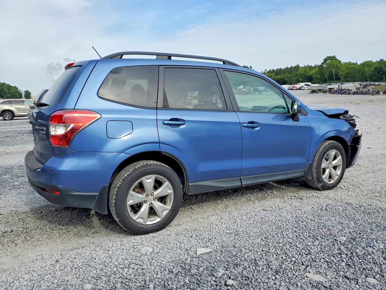 2015 Subaru Forester 2.5i Premium Blue vin: JF2SJADC7FH427347