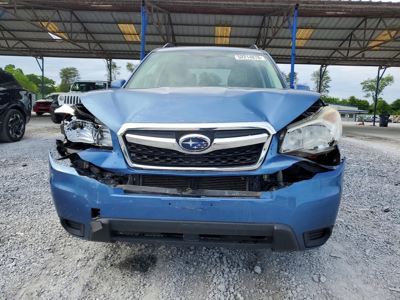 2015 Subaru Forester 2.5i Premium Blue vin: JF2SJADC7FH427347