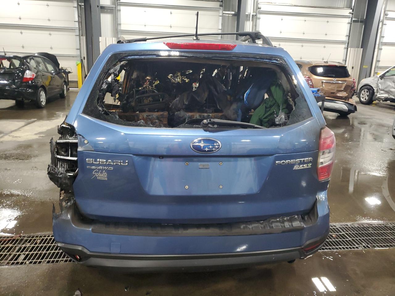 2015 Subaru Forester 2.5i Premium Blue vin: JF2SJADC7FH465385