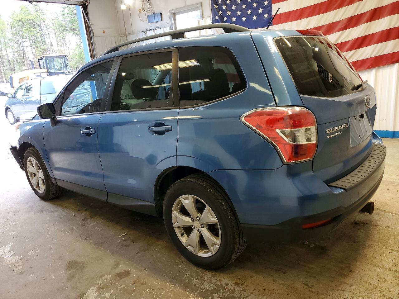 2015 Subaru Forester 2.5i Premium Blue vin: JF2SJADC7FH471414