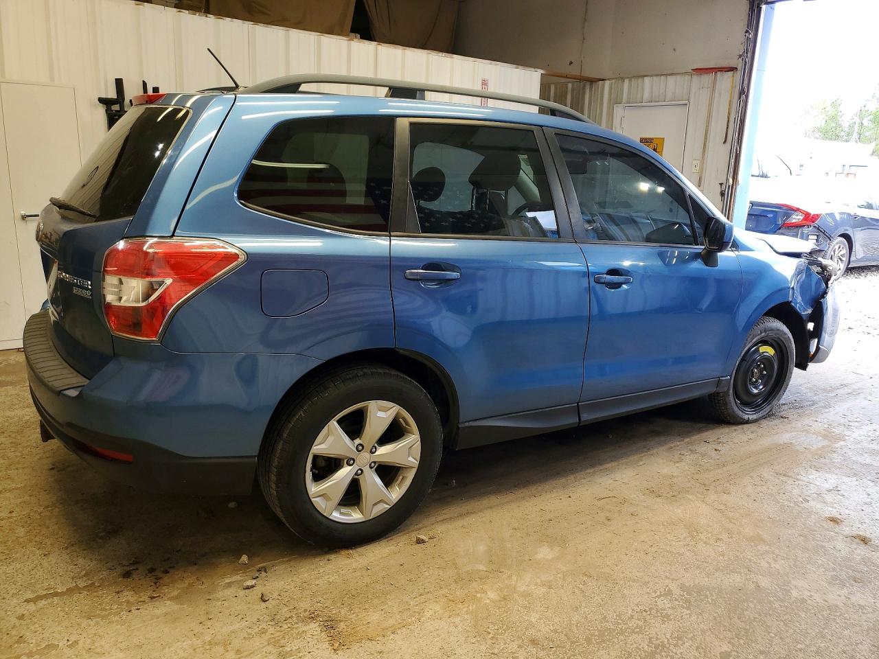 2015 Subaru Forester 2.5i Premium Blue vin: JF2SJADC7FH471414