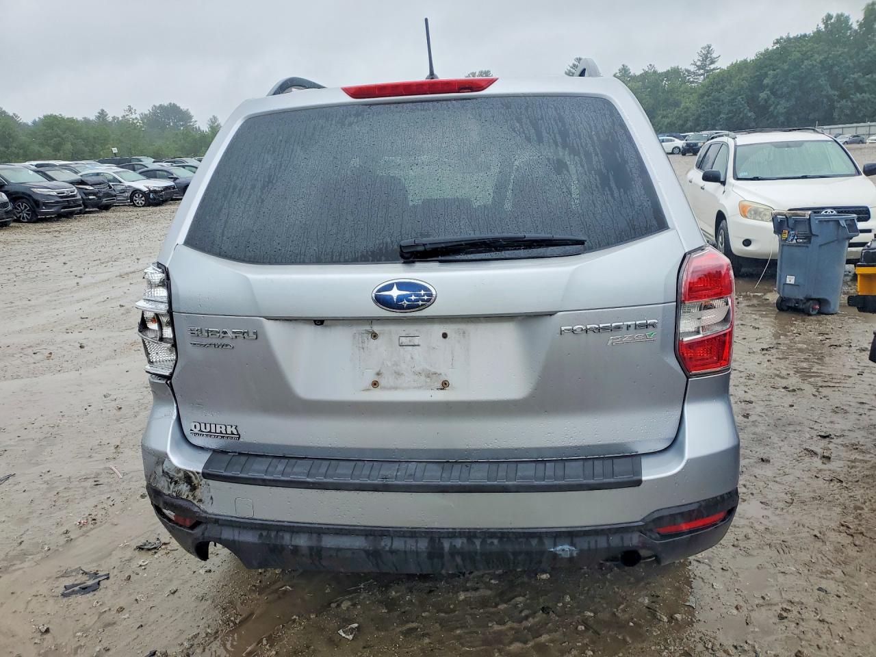 2015 Subaru Forester Premier Silver vin: JF2SJADC7FH478430