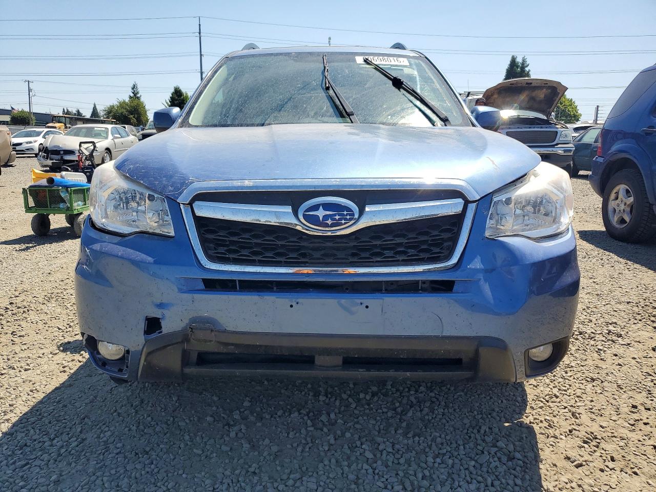 2015 Subaru Forester 2.5i Premium Blue vin: JF2SJADC7FH483109