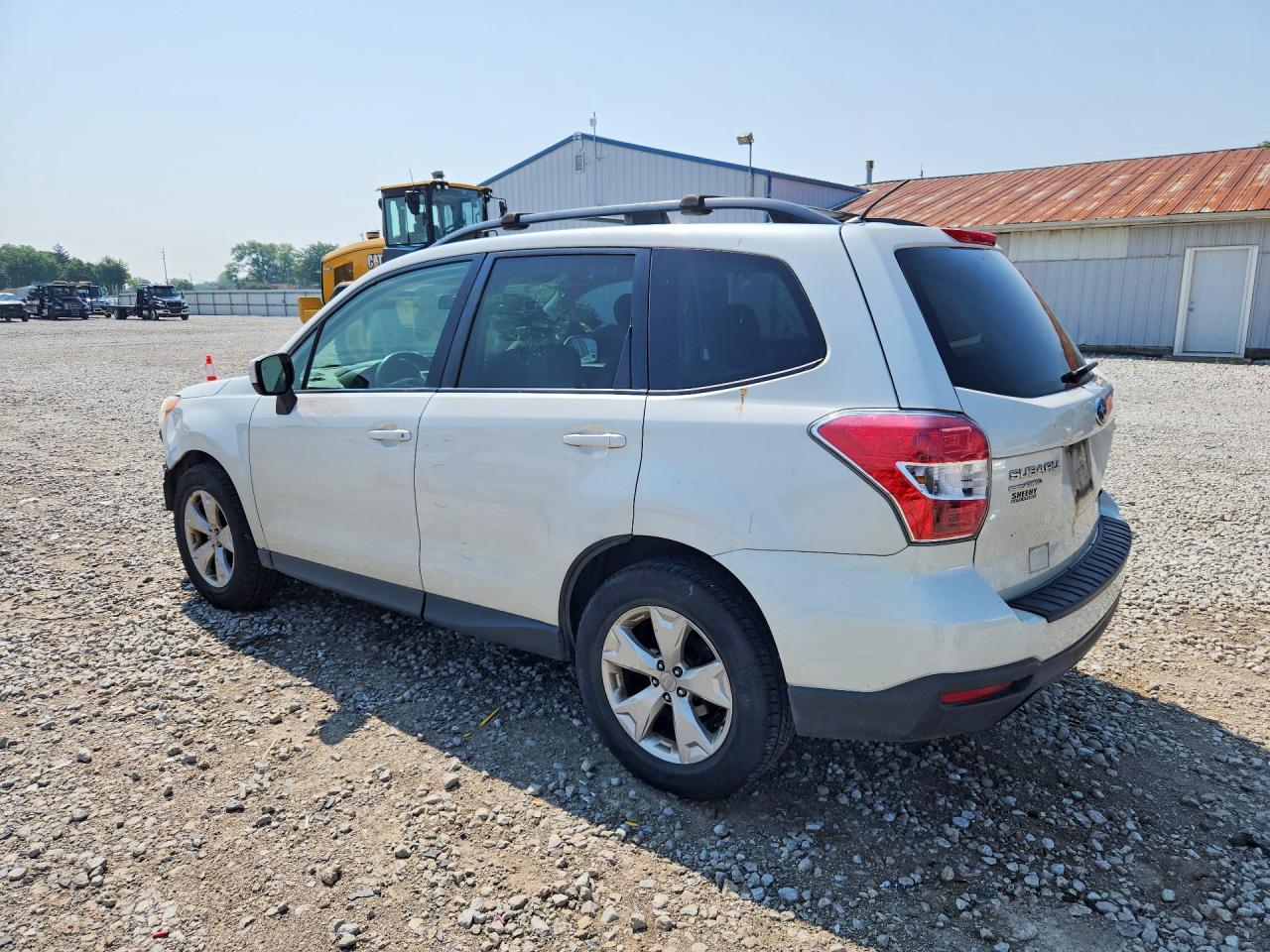 2015 Subaru Forester 2.5i Premium White vin: JF2SJADC7FH506338