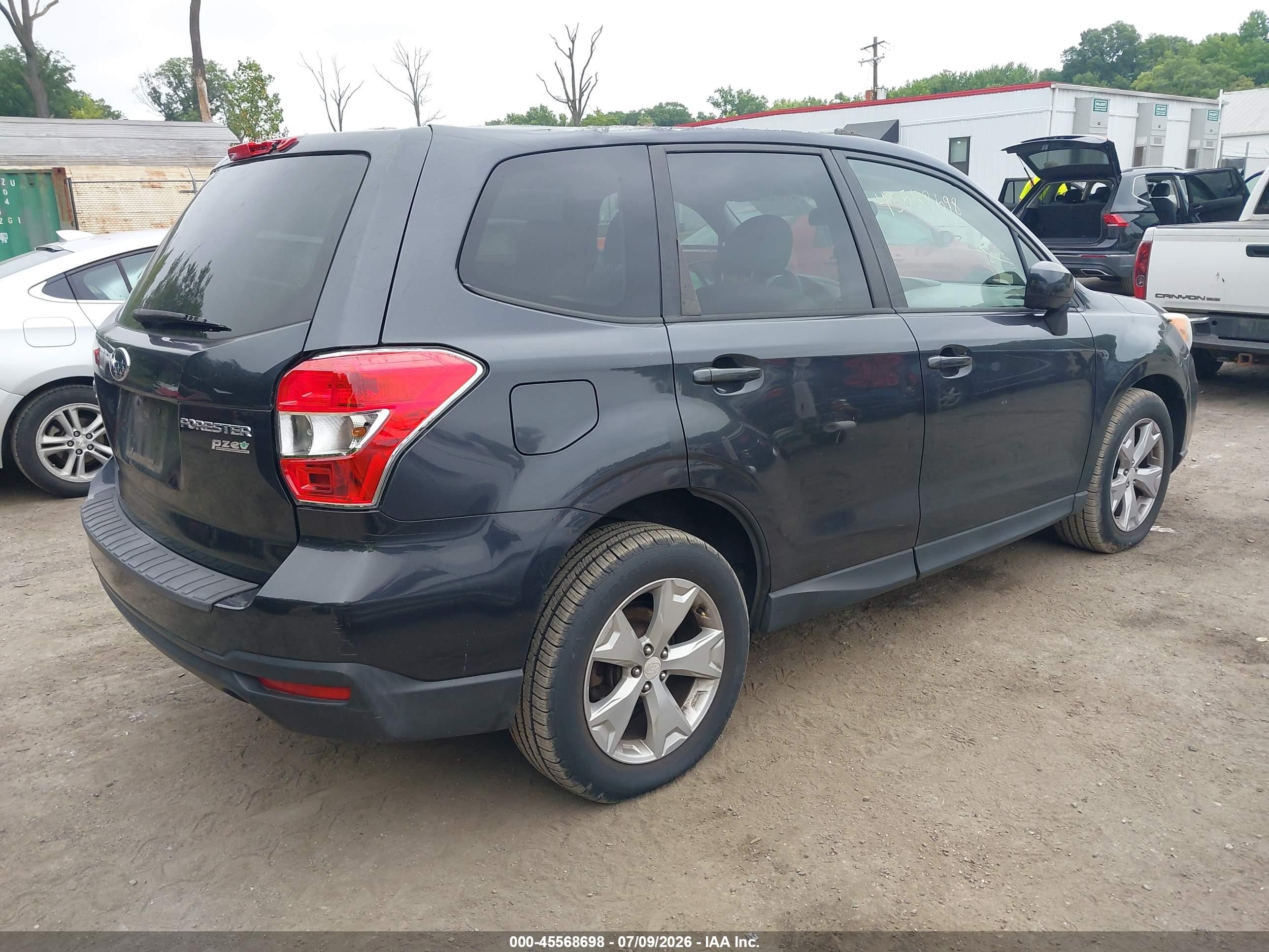 2015 Subaru Forester 2.5i Premium Черный vin: JF2SJADC7FH509465
