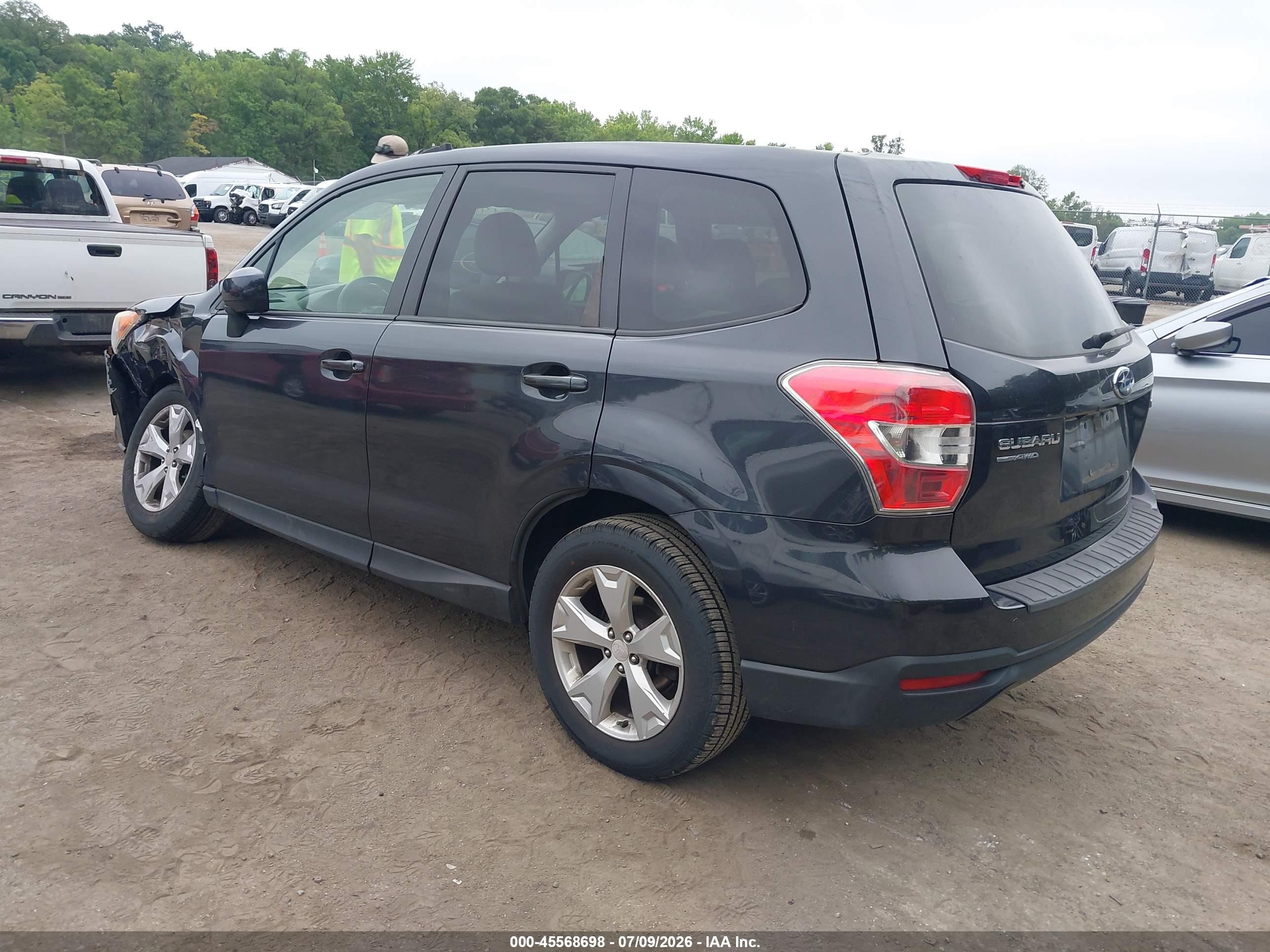 2015 Subaru Forester 2.5i Premium Черный vin: JF2SJADC7FH509465