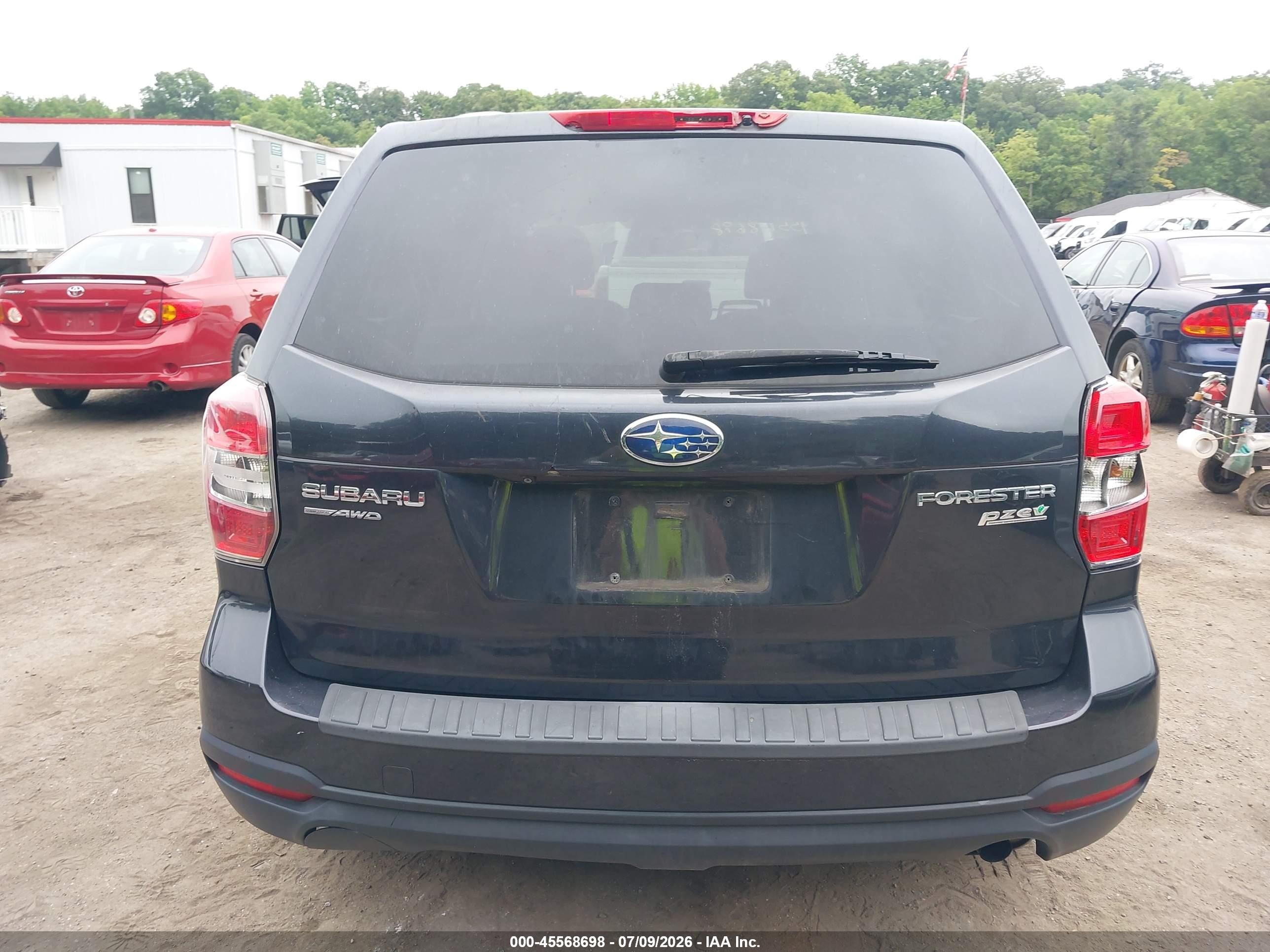 2015 Subaru Forester 2.5i Premium Черный vin: JF2SJADC7FH509465