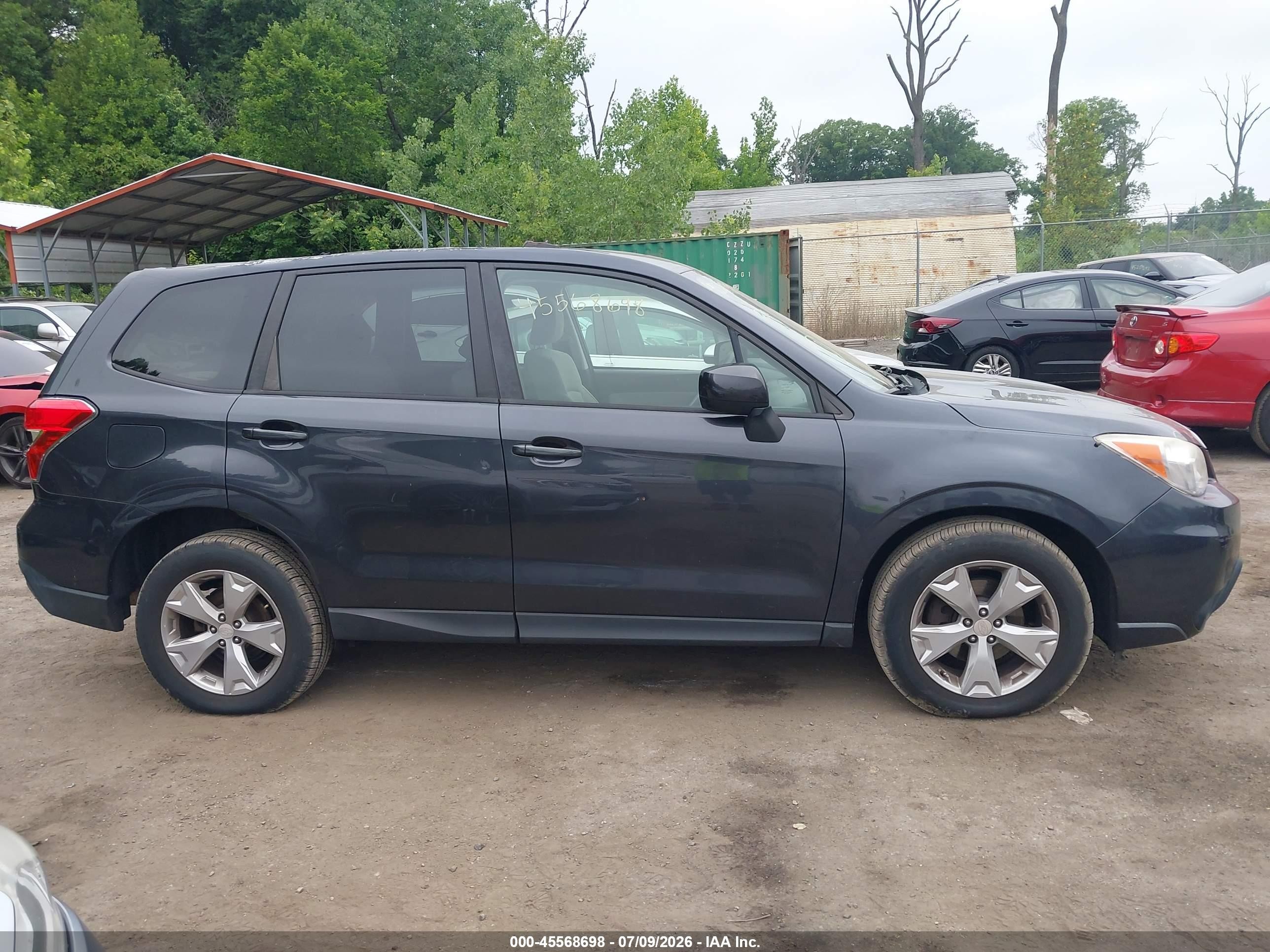 2015 Subaru Forester 2.5i Premium Черный vin: JF2SJADC7FH509465