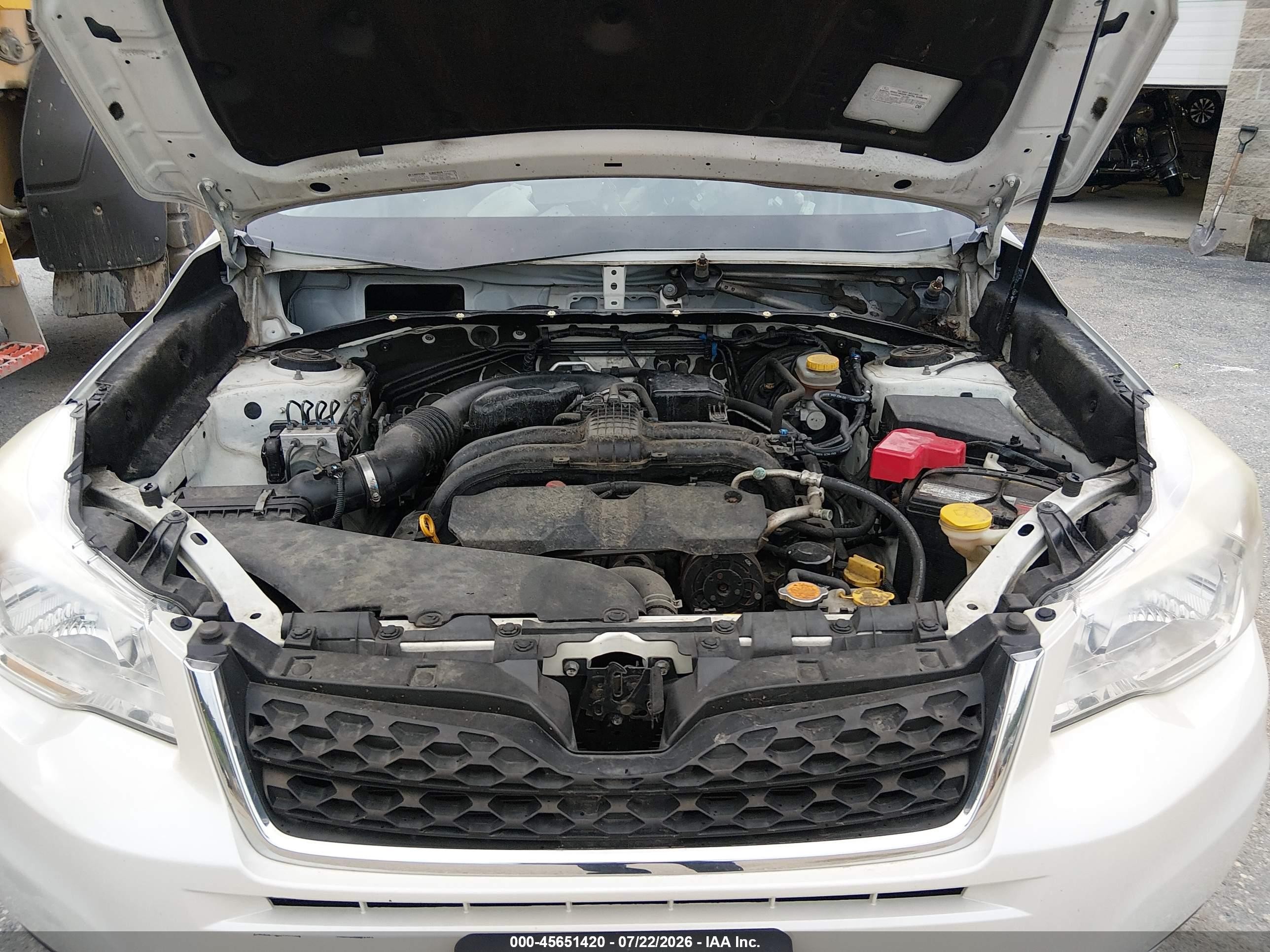 2015 Subaru Forester 2.5i Premium Белый vin: JF2SJADC7FH518067