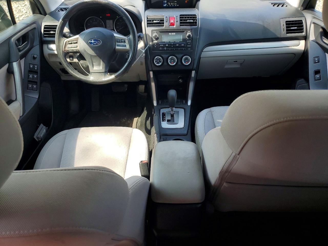 2015 Subaru Forester 2.5i Premium White vin: JF2SJADC7FH539534