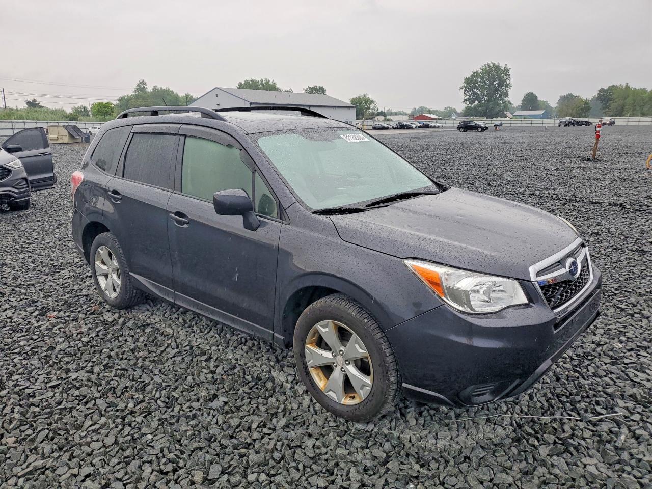 2015 Subaru Forester 2.5i Premium Gray vin: JF2SJADC7FH564529