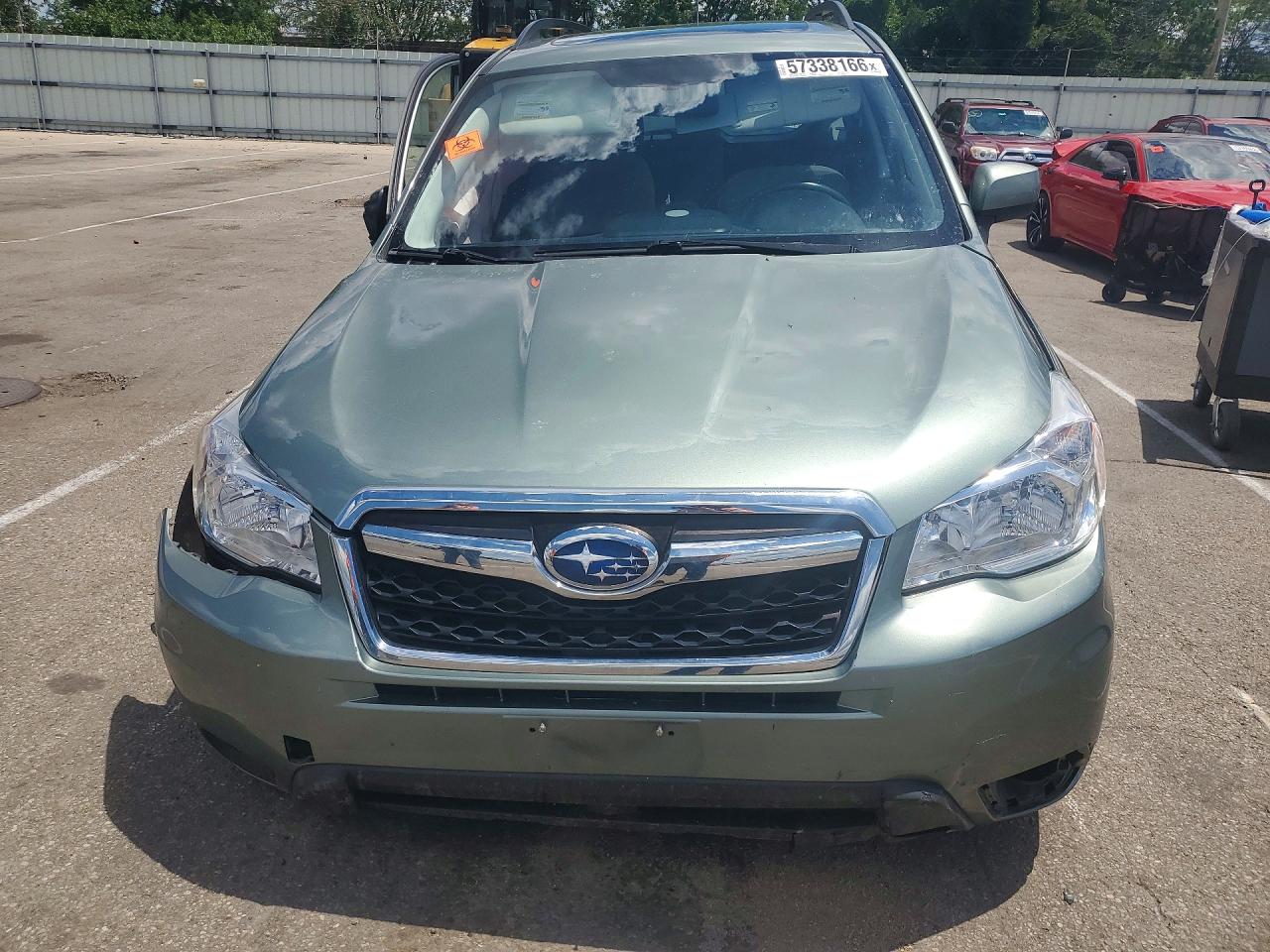 2015 Subaru Forester 2.5i Premium Green vin: JF2SJADC7FH825383