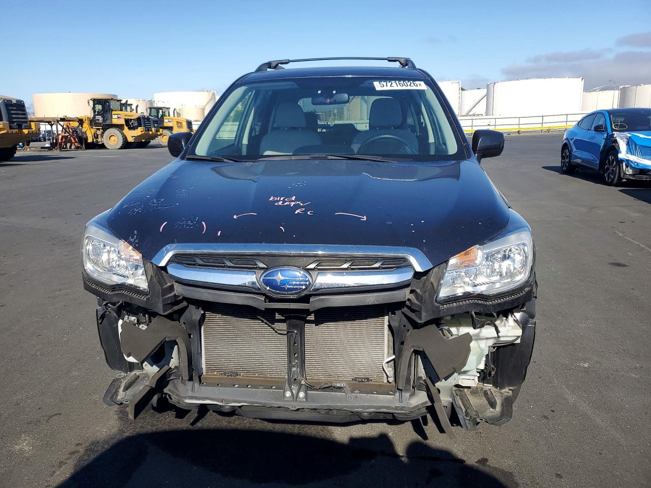 2017 Subaru Forester 2.5i Premium Gray vin: JF2SJADC7HH413127