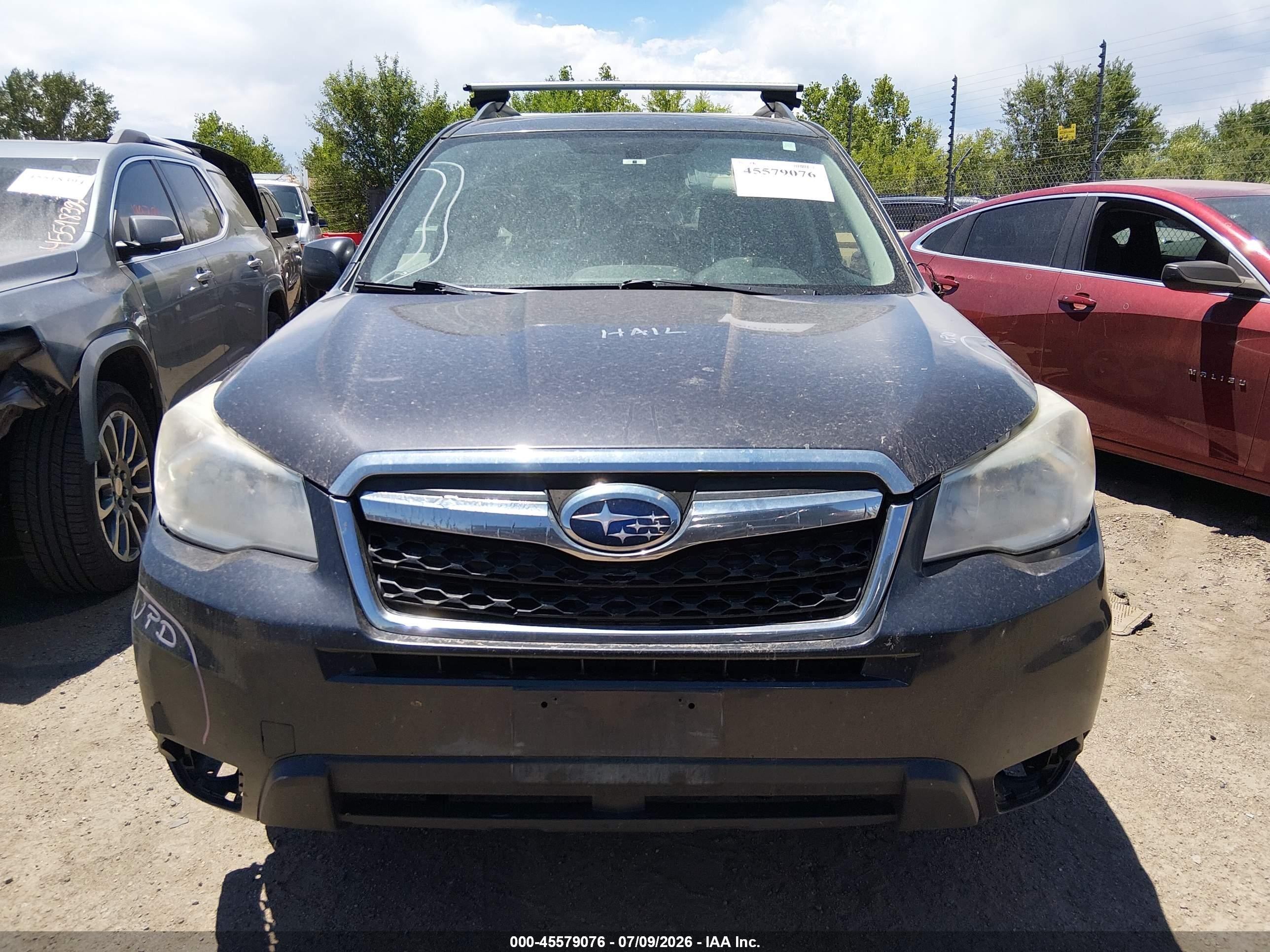 2015 Subaru Forester 2.5i Premium Gray vin: JF2SJADC8FG479575