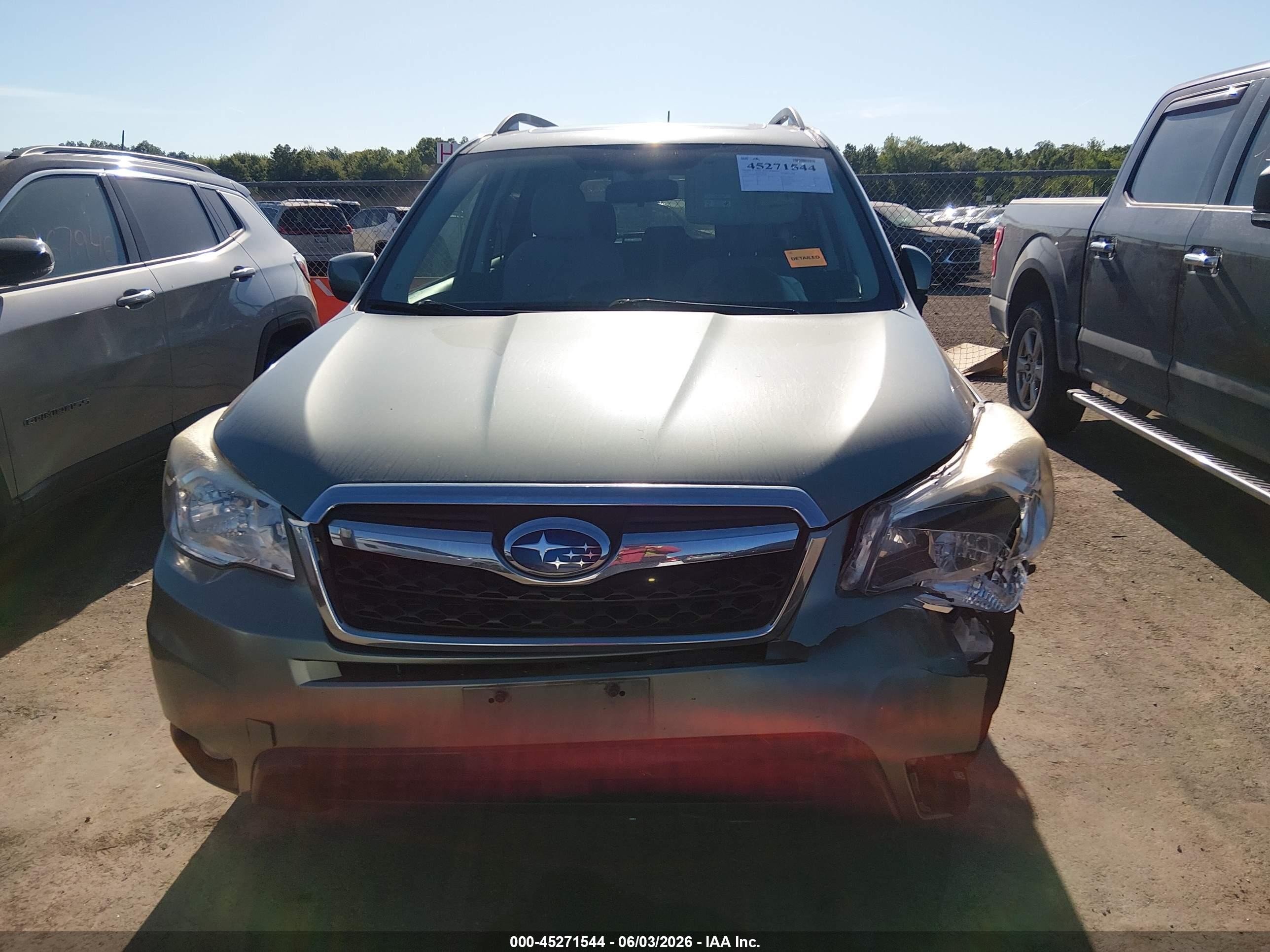 2015 Subaru Forester 2.5i Premium Green vin: JF2SJADC8FH405082