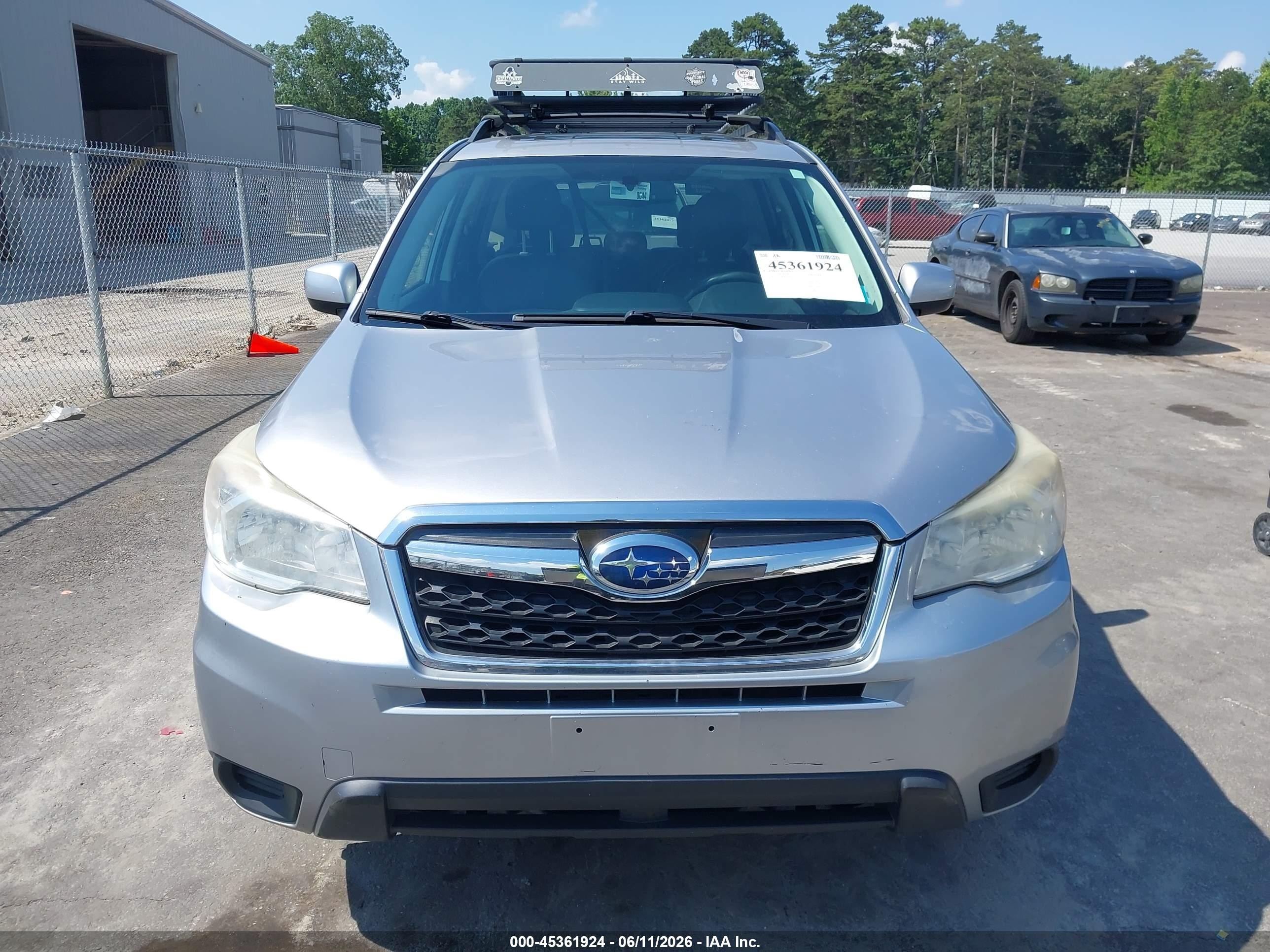 2015 Subaru Forester 2.5i Premium Silver vin: JF2SJADC8FH416065