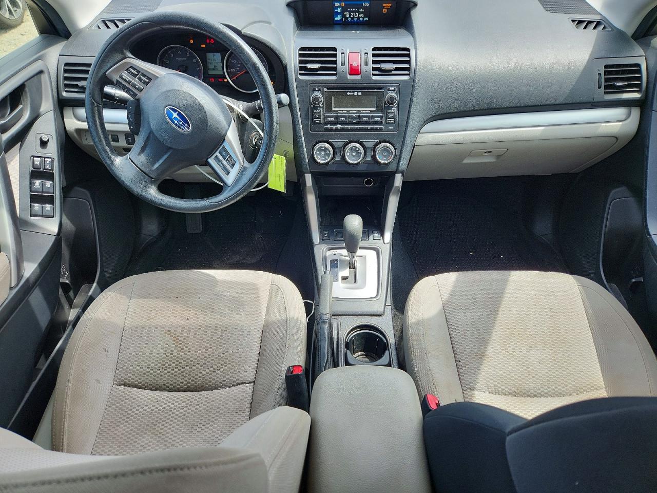 2015 Subaru Forester 2.5i Premium White vin: JF2SJADC8FH424909