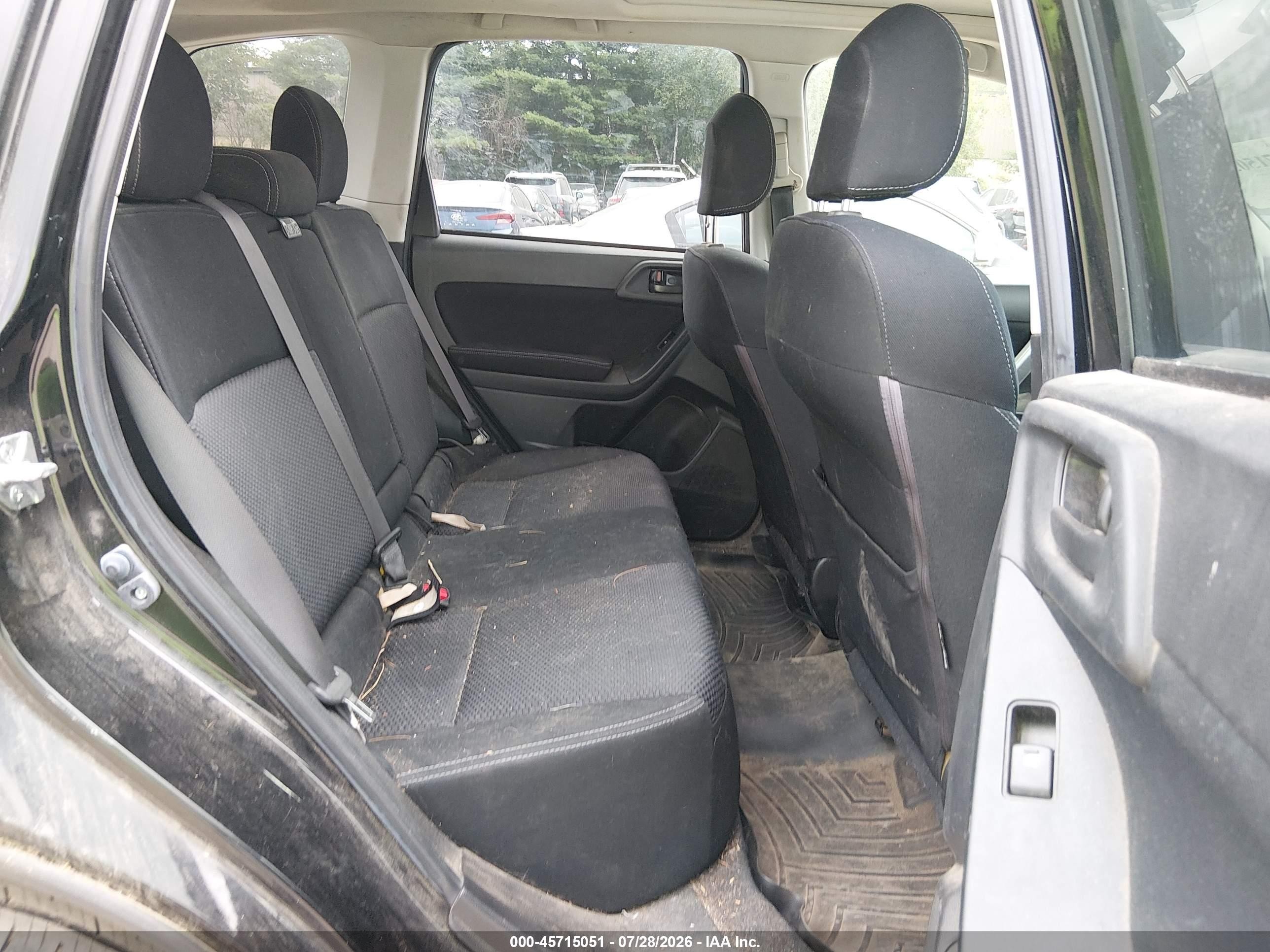 2015 Subaru Forester 2.5i Premium Black vin: JF2SJADC8FH510298