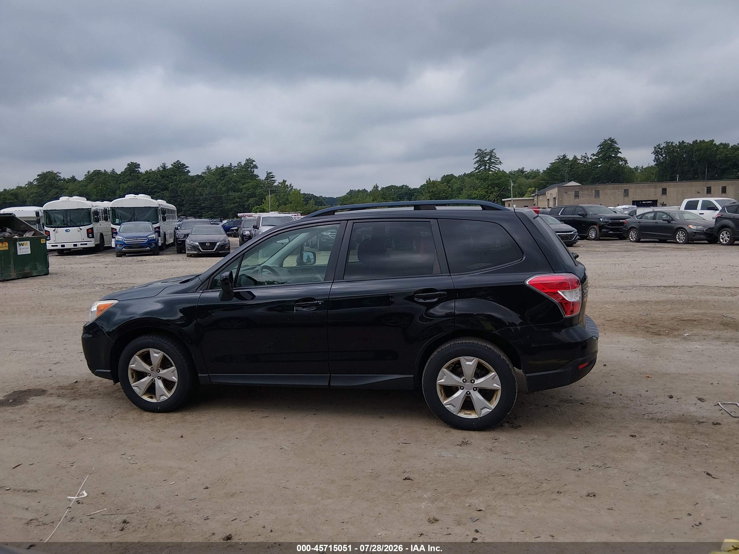 2015 Subaru Forester 2.5i Premium Black vin: JF2SJADC8FH510298