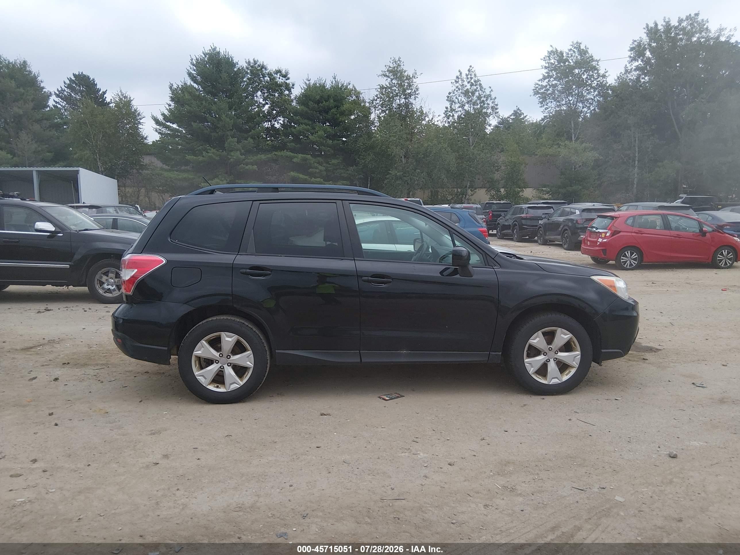 2015 Subaru Forester 2.5i Premium Black vin: JF2SJADC8FH510298
