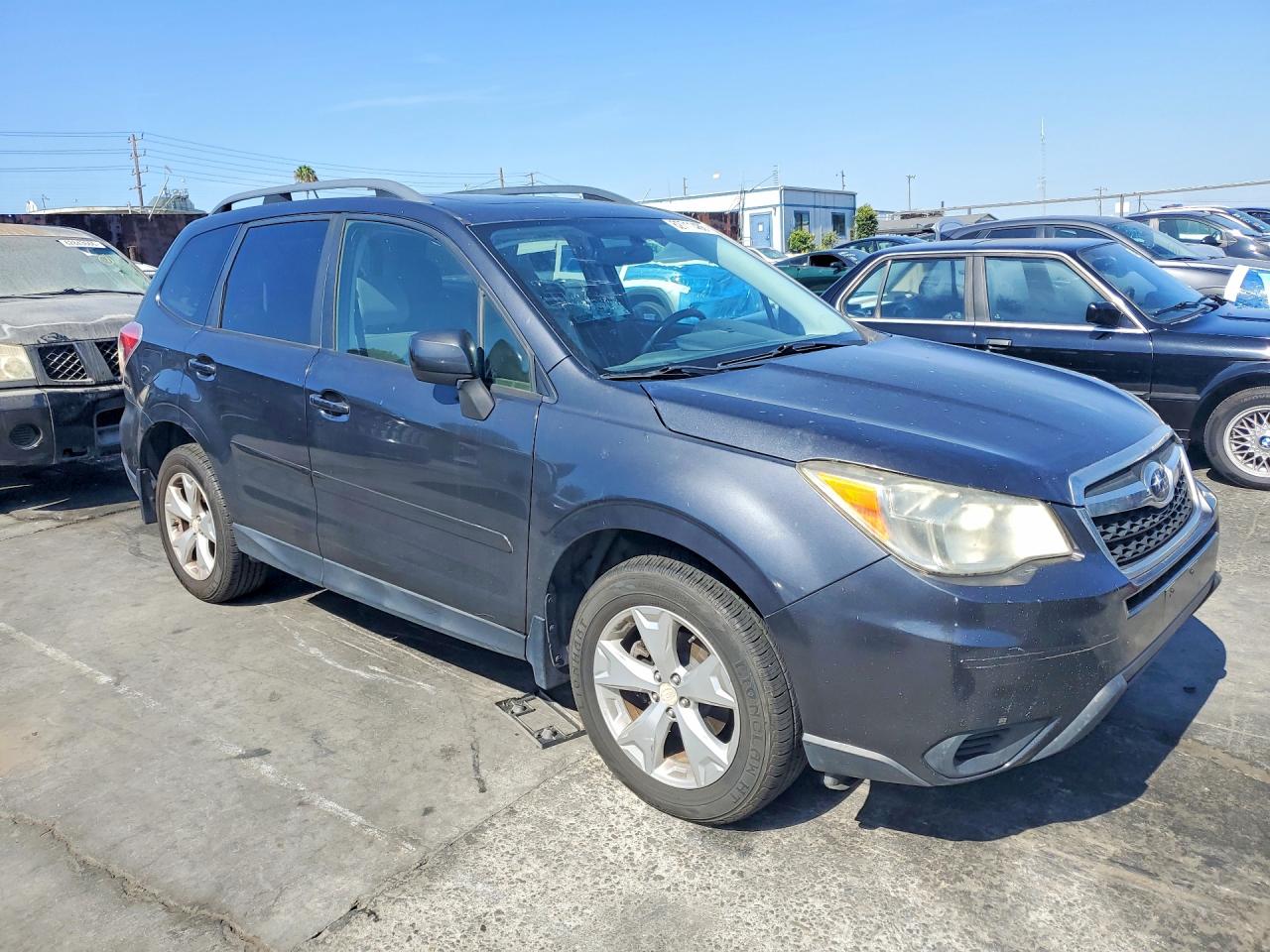 2015 Subaru Forester 2.5i Premium Gray vin: JF2SJADC8FH512262