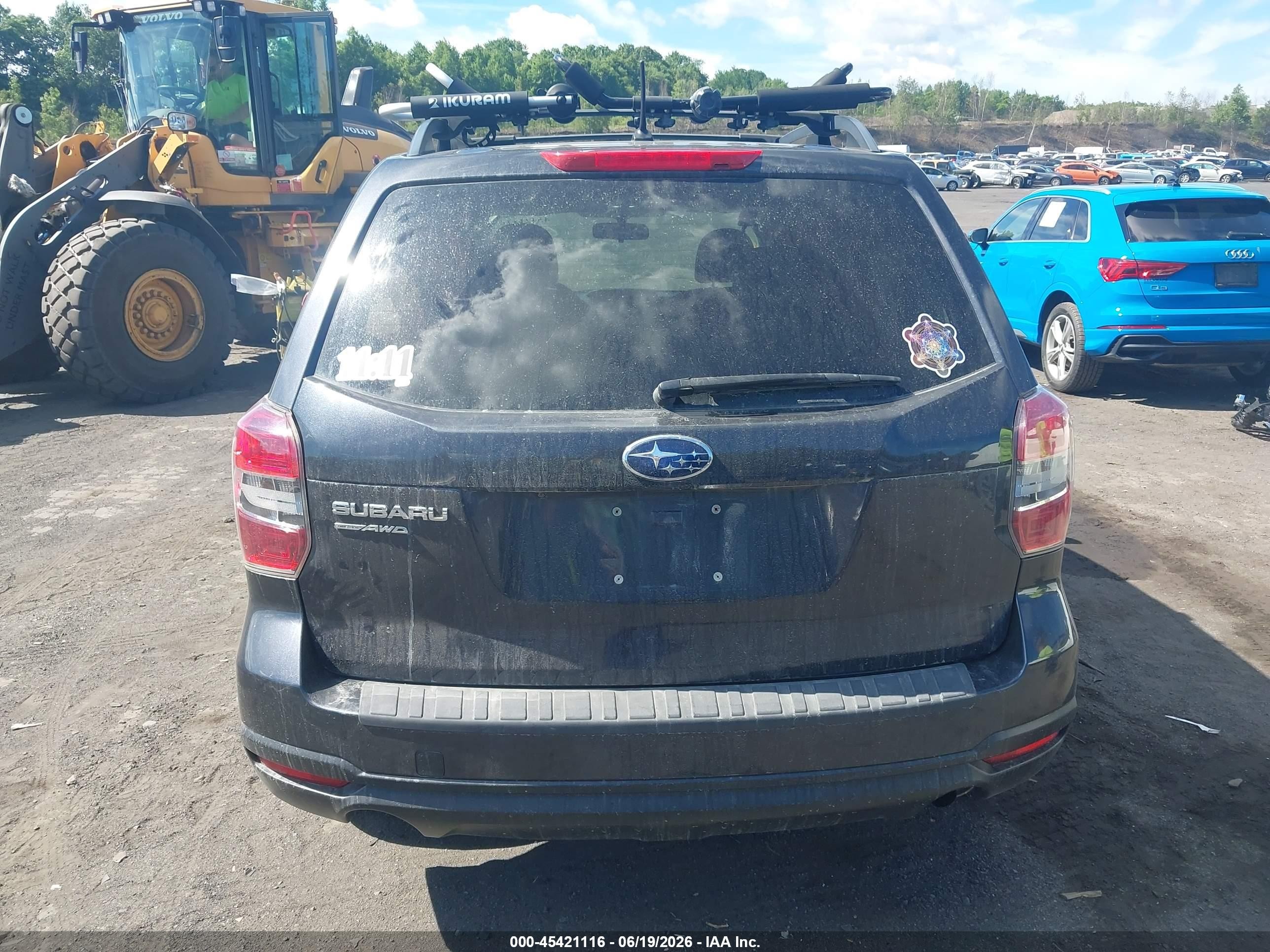 2015 Subaru Forester 2.5i Premium Серый vin: JF2SJADC8FH523150