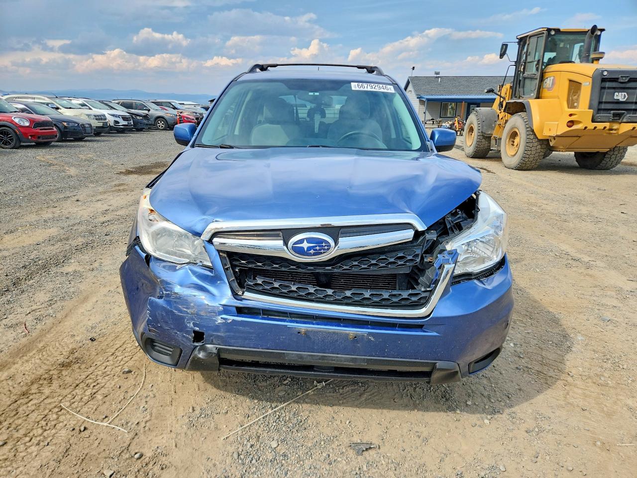 2015 Subaru Forester 2.5i Premium Синий vin: JF2SJADC8FH534584