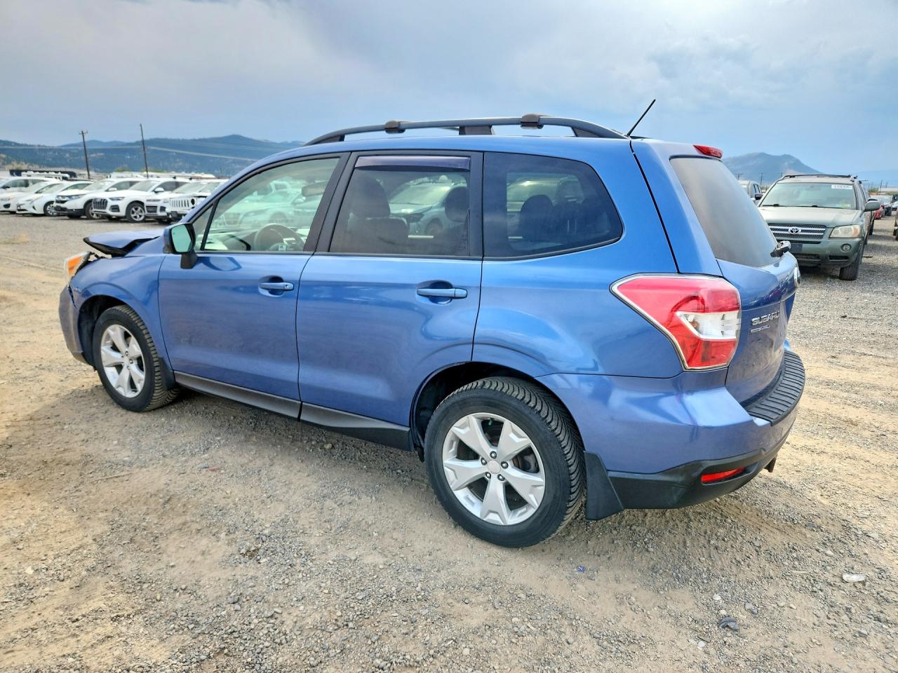 2015 Subaru Forester 2.5i Premium Синий vin: JF2SJADC8FH534584