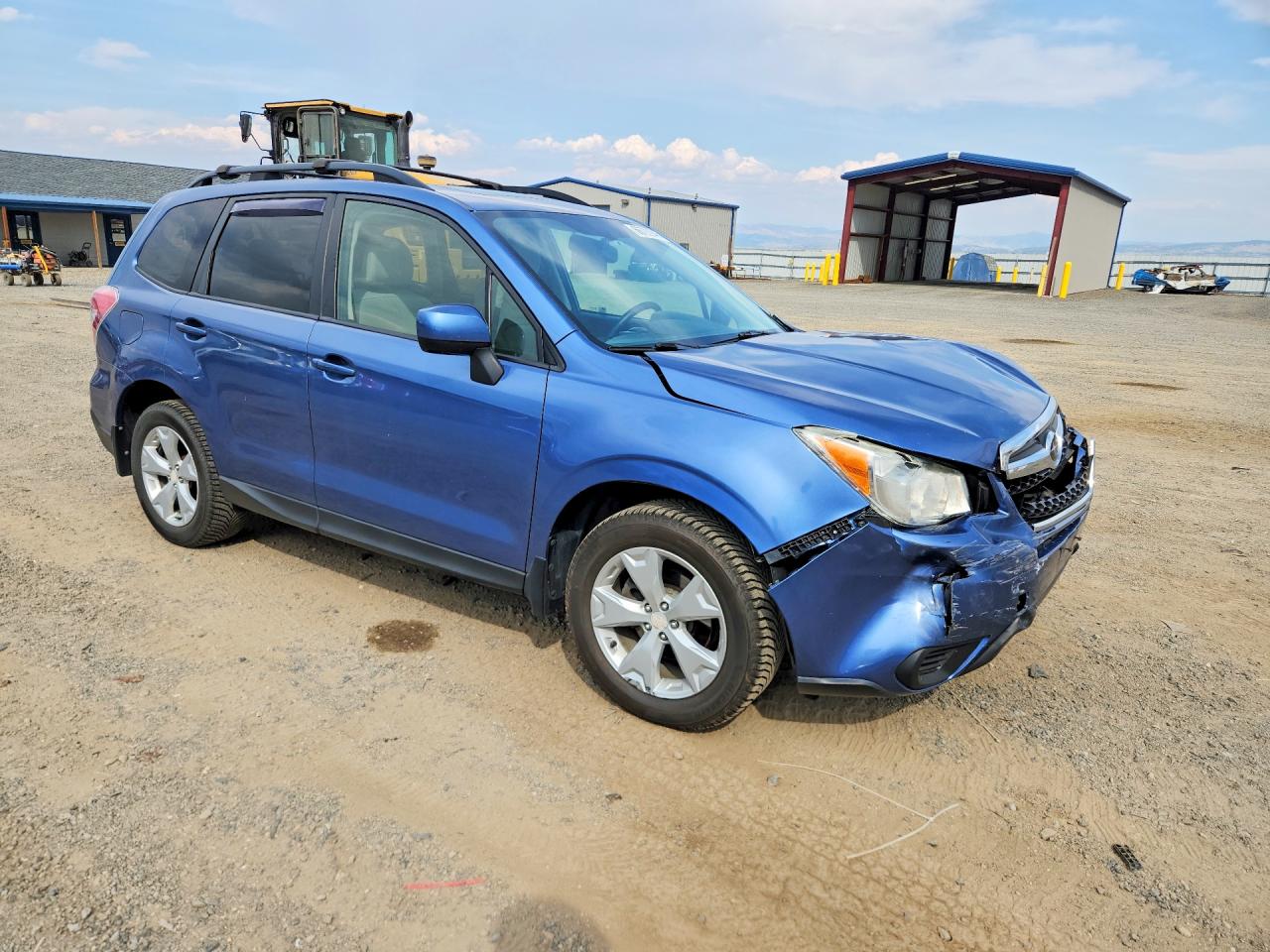 2015 Subaru Forester 2.5i Premium Синий vin: JF2SJADC8FH534584