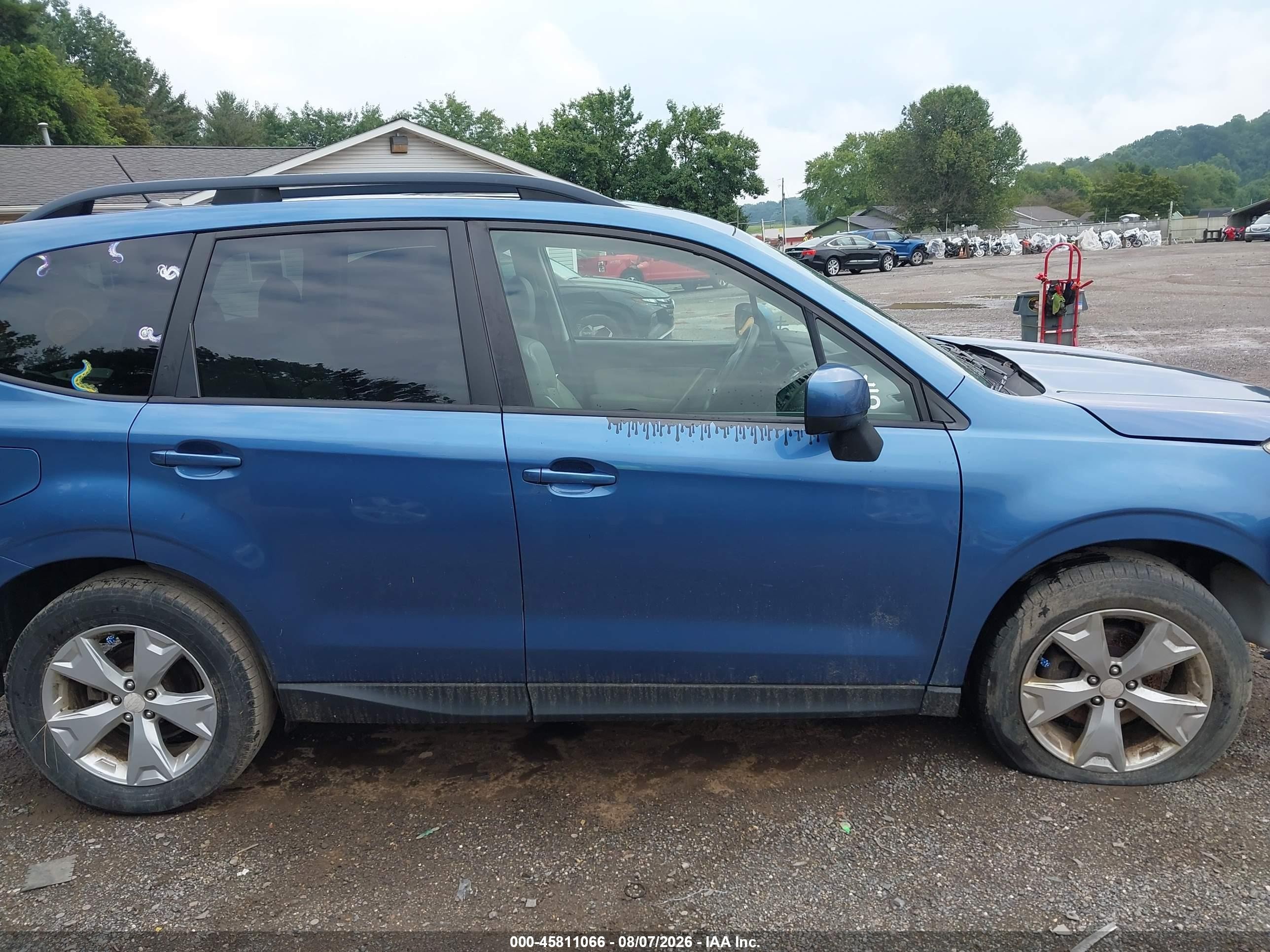 2015 Subaru Forester 2.5i Premium Синий vin: JF2SJADC8FH534777