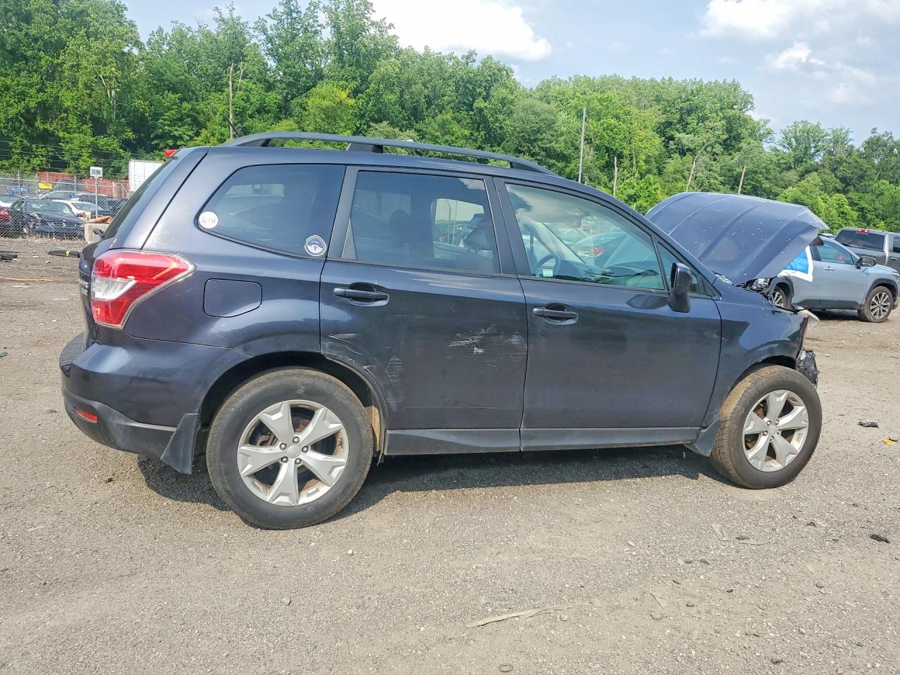 2015 Subaru Forester 2.5i Premium Blue vin: JF2SJADC8FH582182