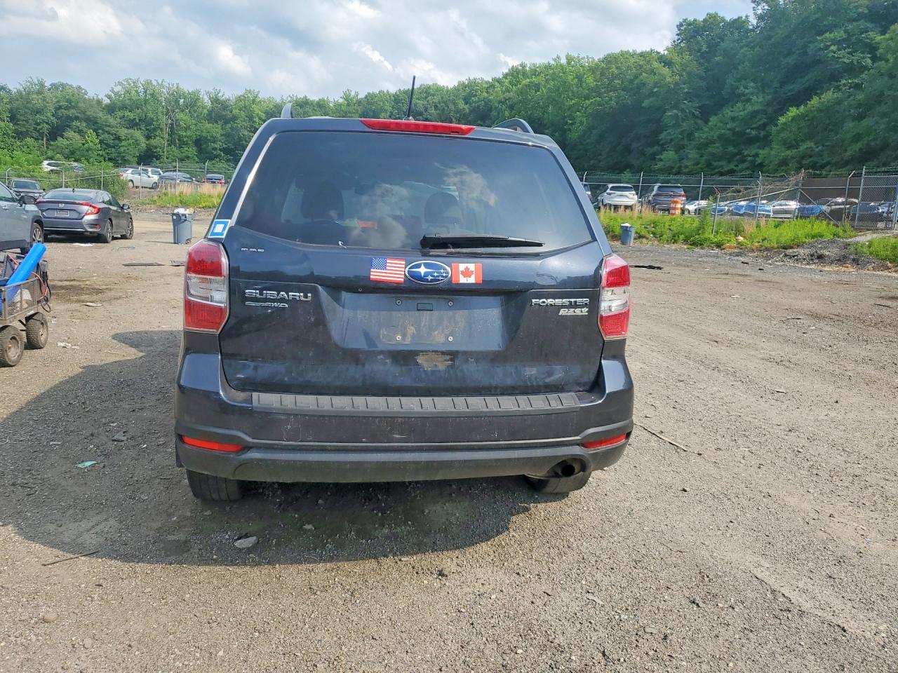 2015 Subaru Forester 2.5i Premium Blue vin: JF2SJADC8FH582182