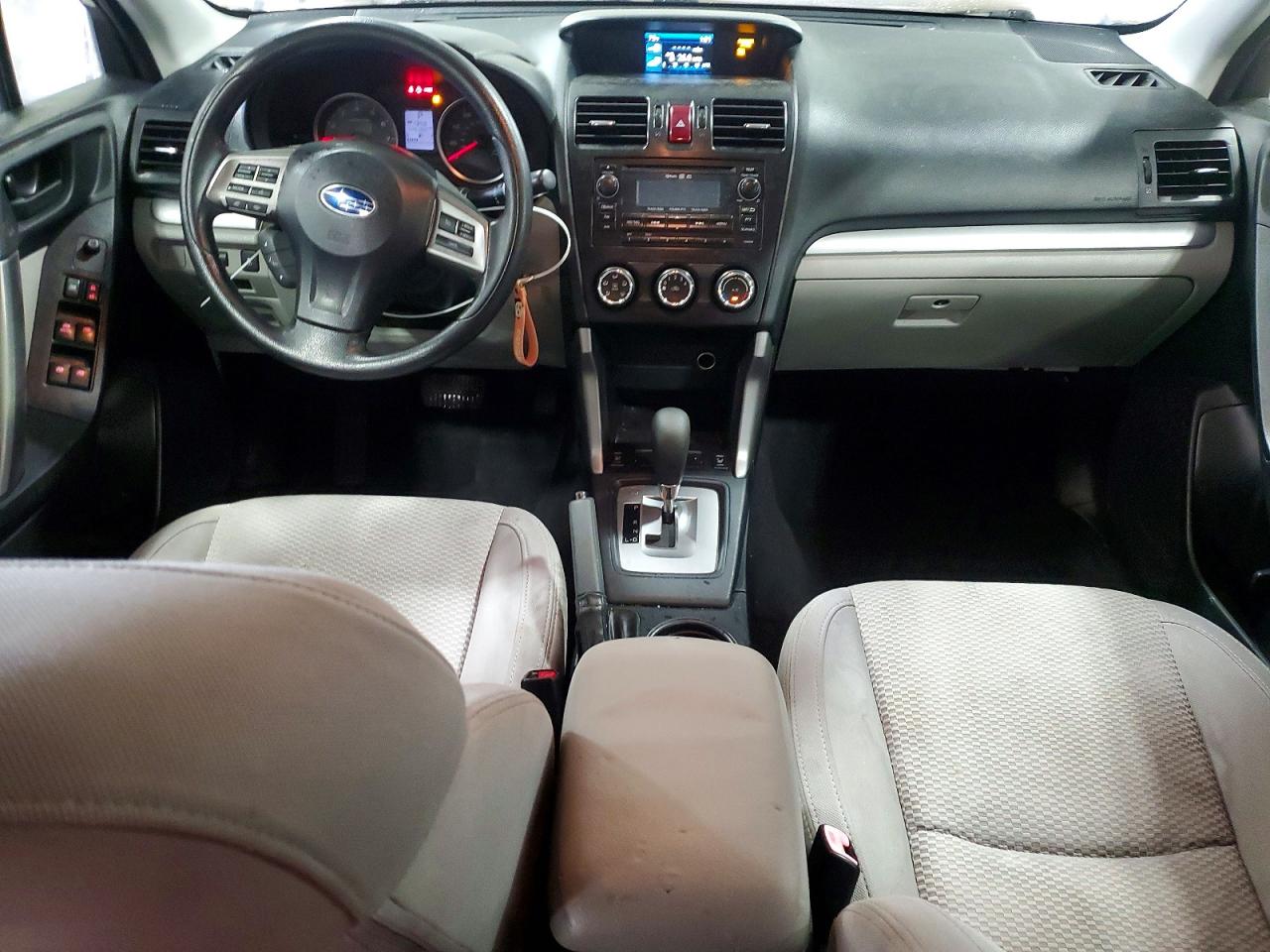 2015 Subaru Forester 2.5i Premium White vin: JF2SJADC8FH582330
