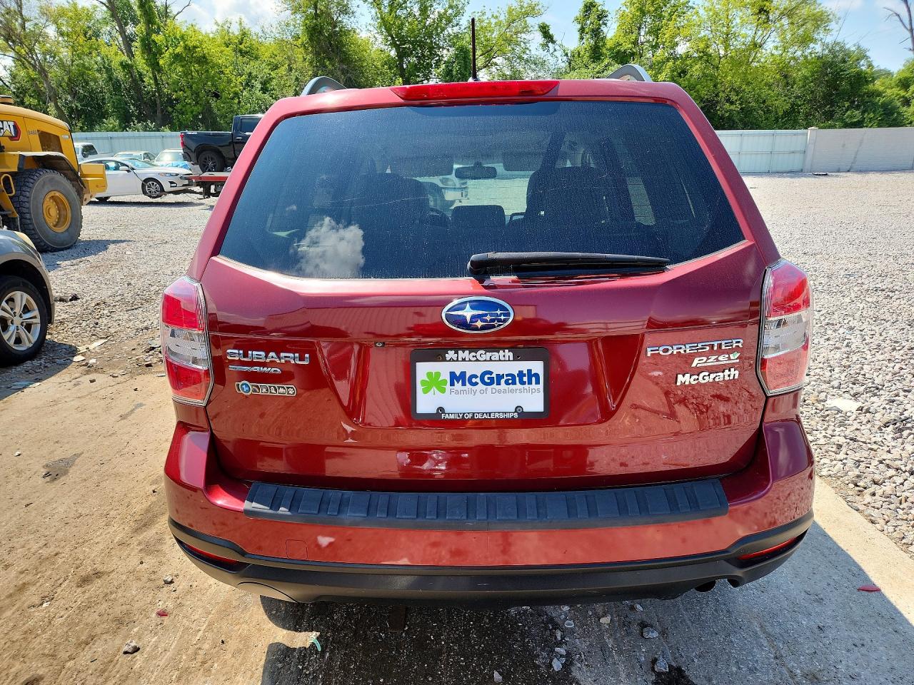 2015 Subaru Forester 2.5i Premium Красный vin: JF2SJADC8FH594607