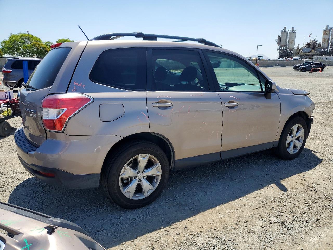 2015 Subaru Forester 2.5i Premium Коричневый vin: JF2SJADC8FH822072