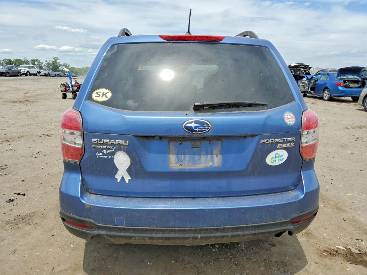 2015 Subaru Forester 2.5i Premium Blue vin: JF2SJADC9FH411103