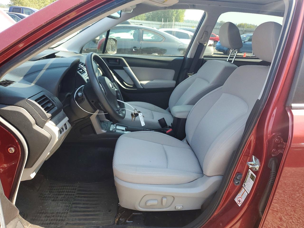 2015 Subaru Forester 2.5i Premium Red vin: JF2SJADC9FH487307