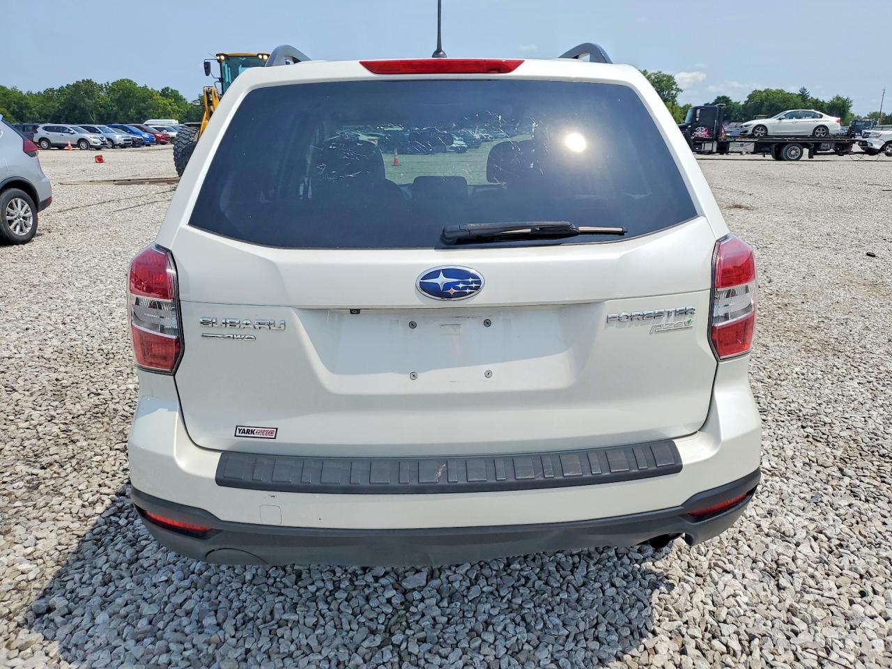 2015 Subaru Forester 2.5i Premium Белый vin: JF2SJADC9FH487744