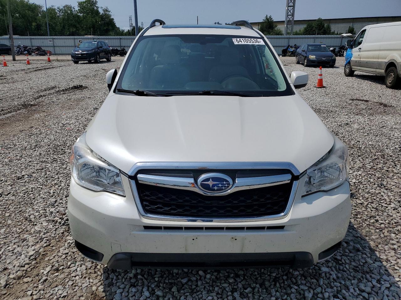 2015 Subaru Forester 2.5i Premium Белый vin: JF2SJADC9FH487744