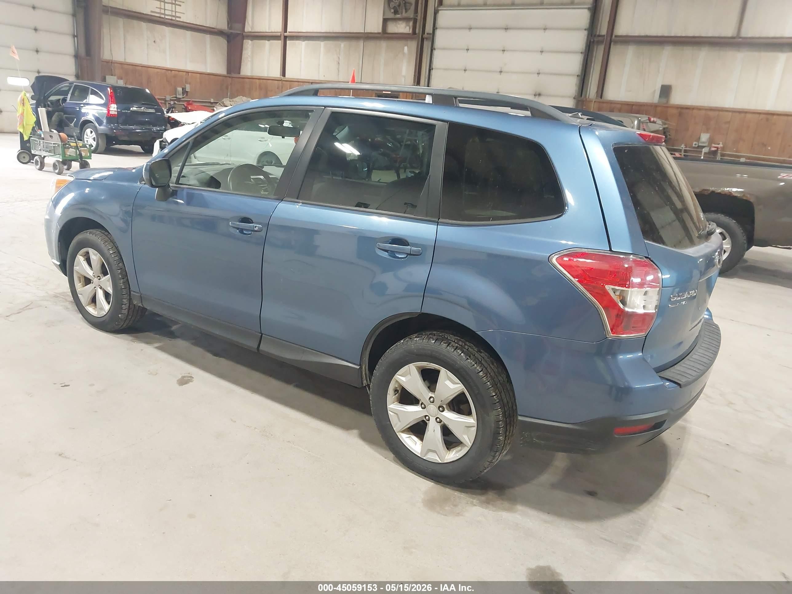 2015 Subaru Forester 2.5i Premium Blue vin: JF2SJADC9FH496220