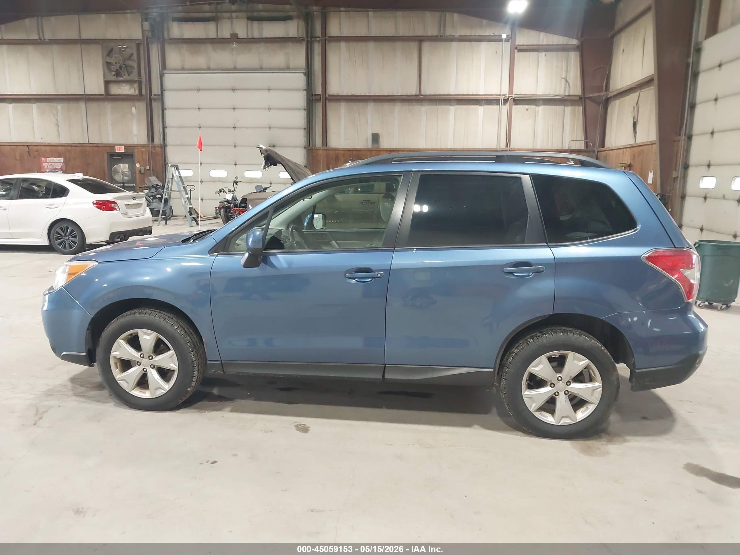 2015 Subaru Forester 2.5i Premium Blue vin: JF2SJADC9FH496220