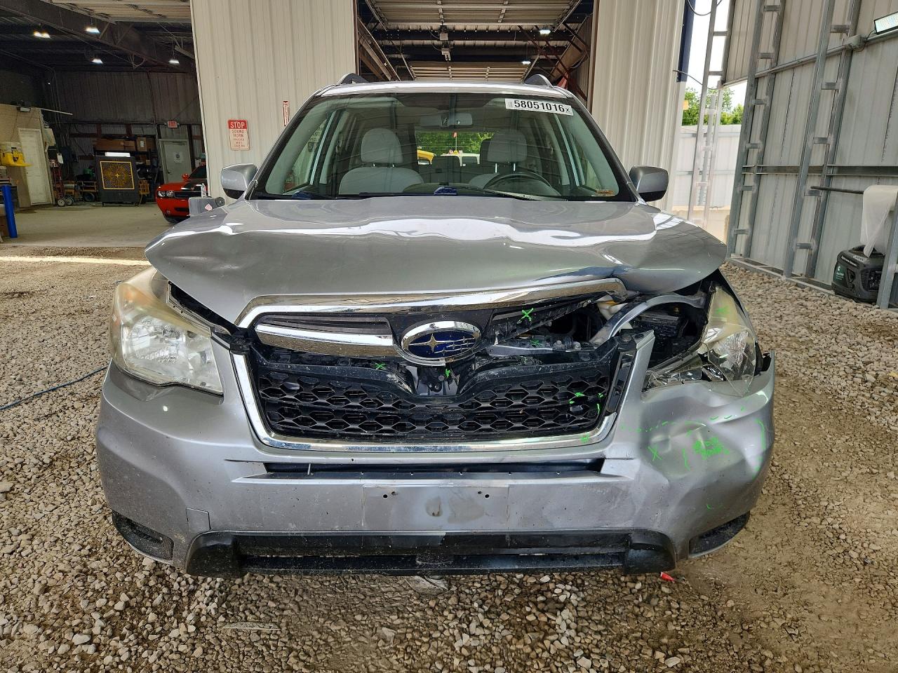 2015 Subaru Forester 2.5i Premium Silver vin: JF2SJADC9FH499084