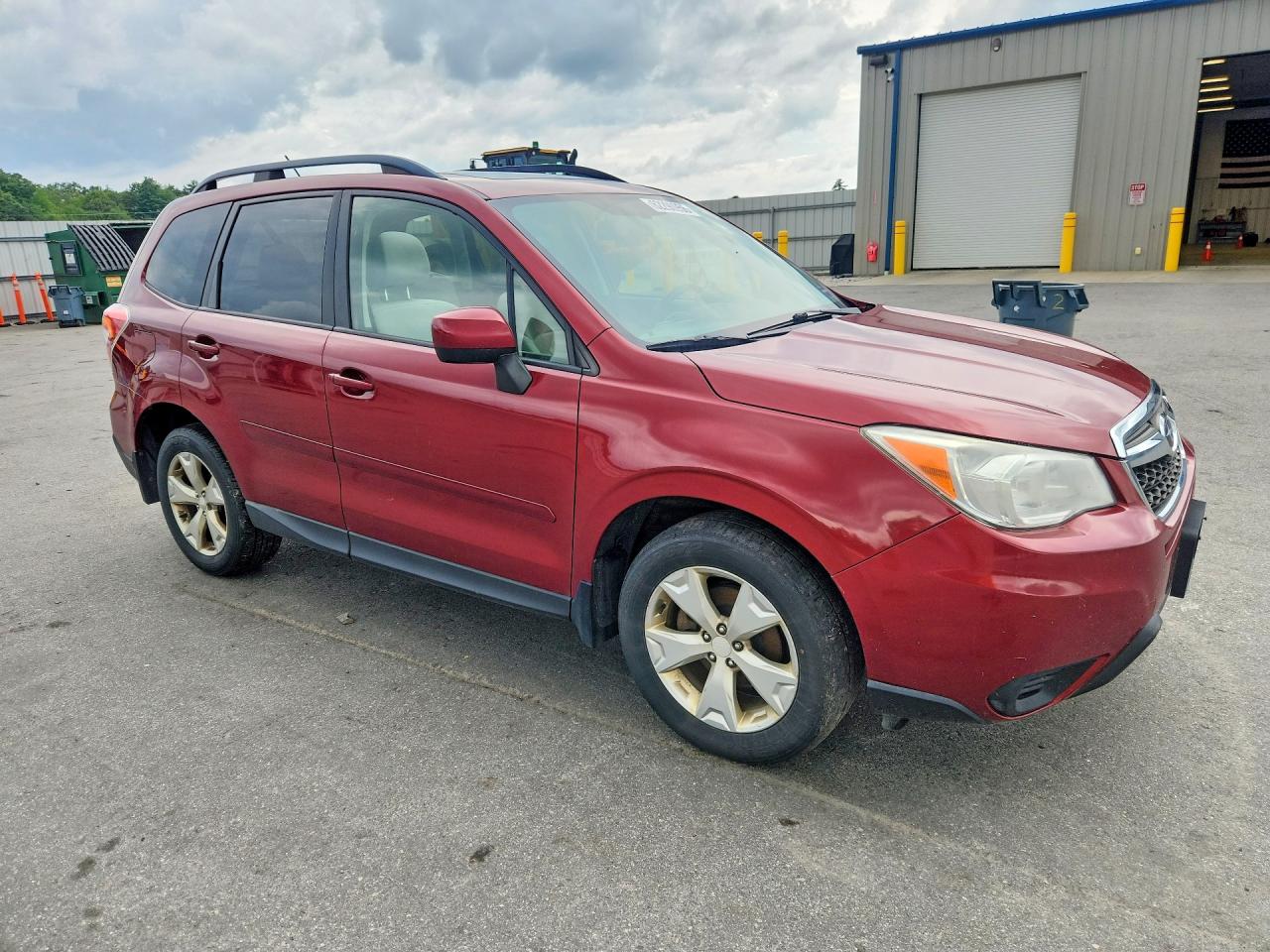 2015 Subaru Forester 2.5i Premium Maroon vin: JF2SJADC9FH516711