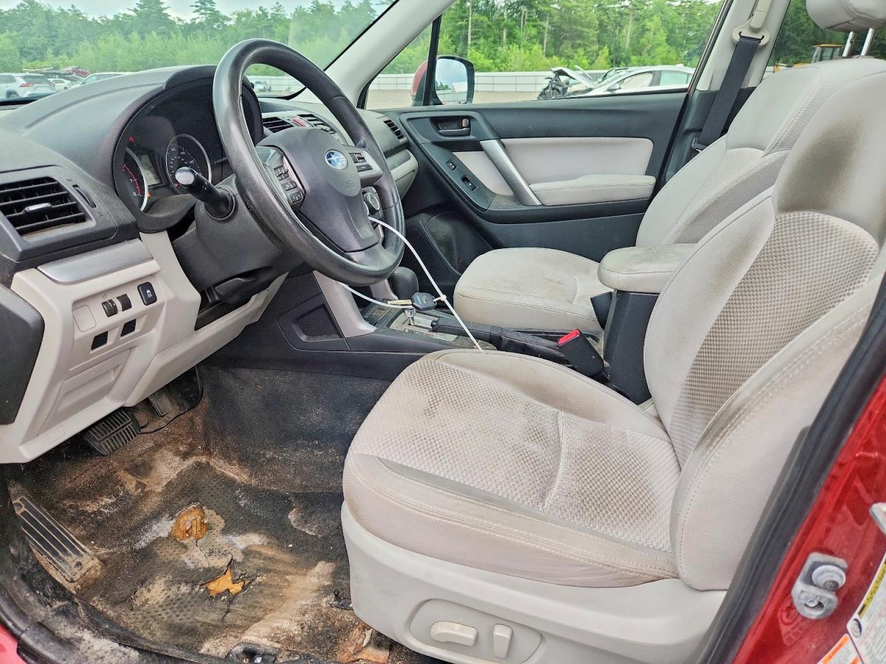 2015 Subaru Forester 2.5i Premium Maroon vin: JF2SJADC9FH516711
