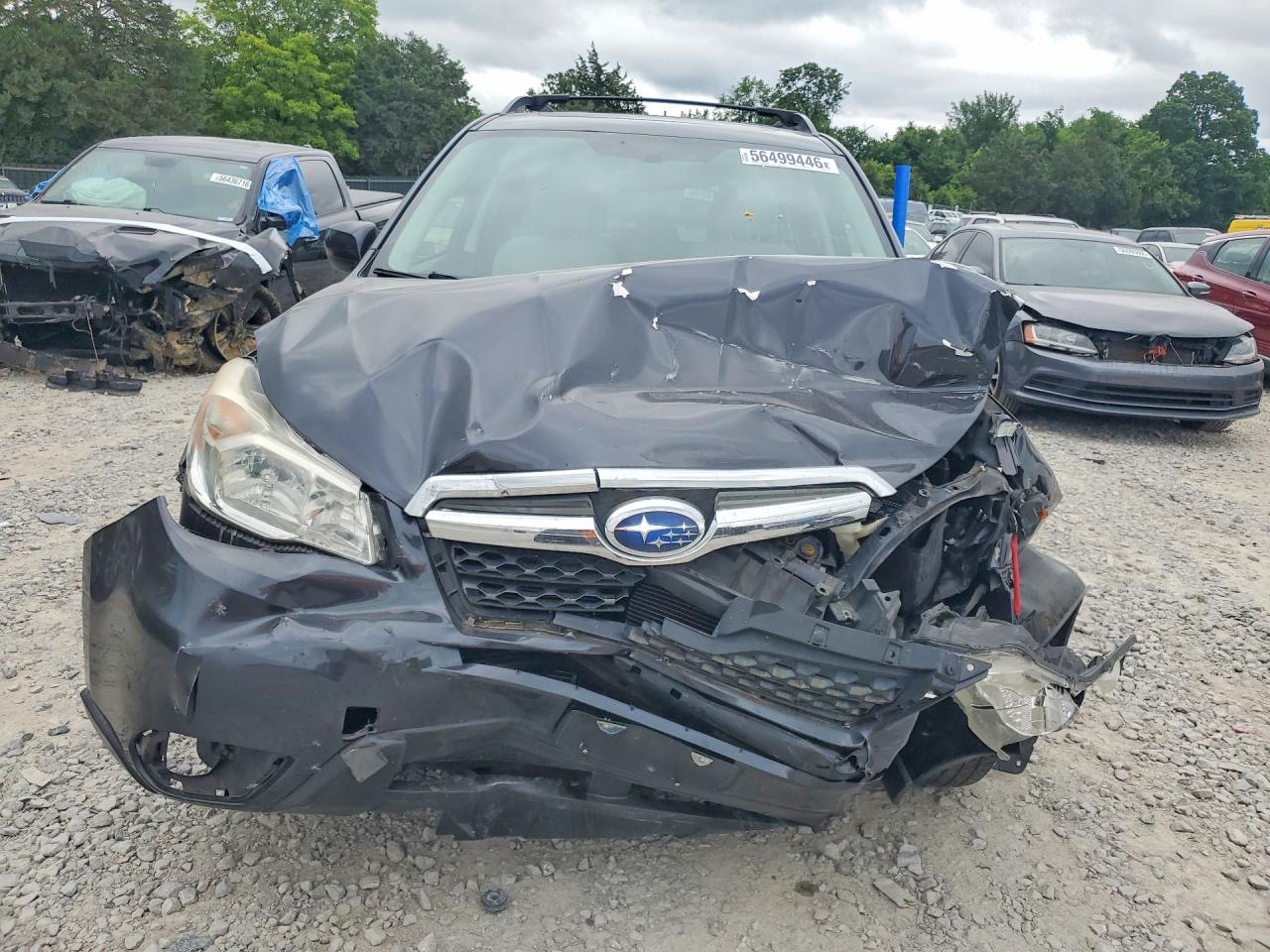 2015 Subaru Forester Gray vin: JF2SJADC9FH522234