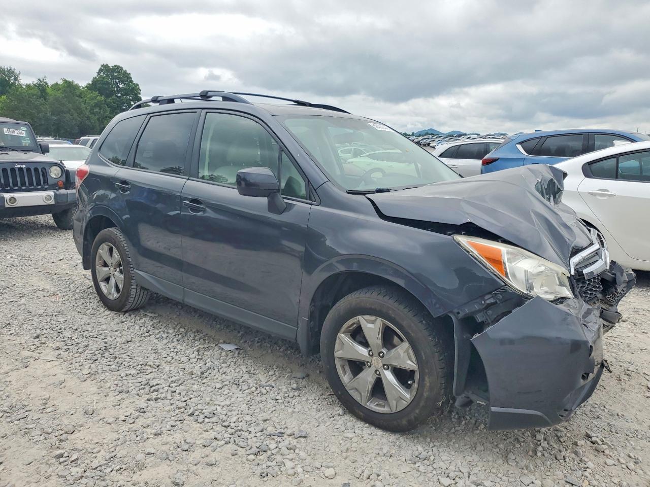 2015 Subaru Forester Gray vin: JF2SJADC9FH522234