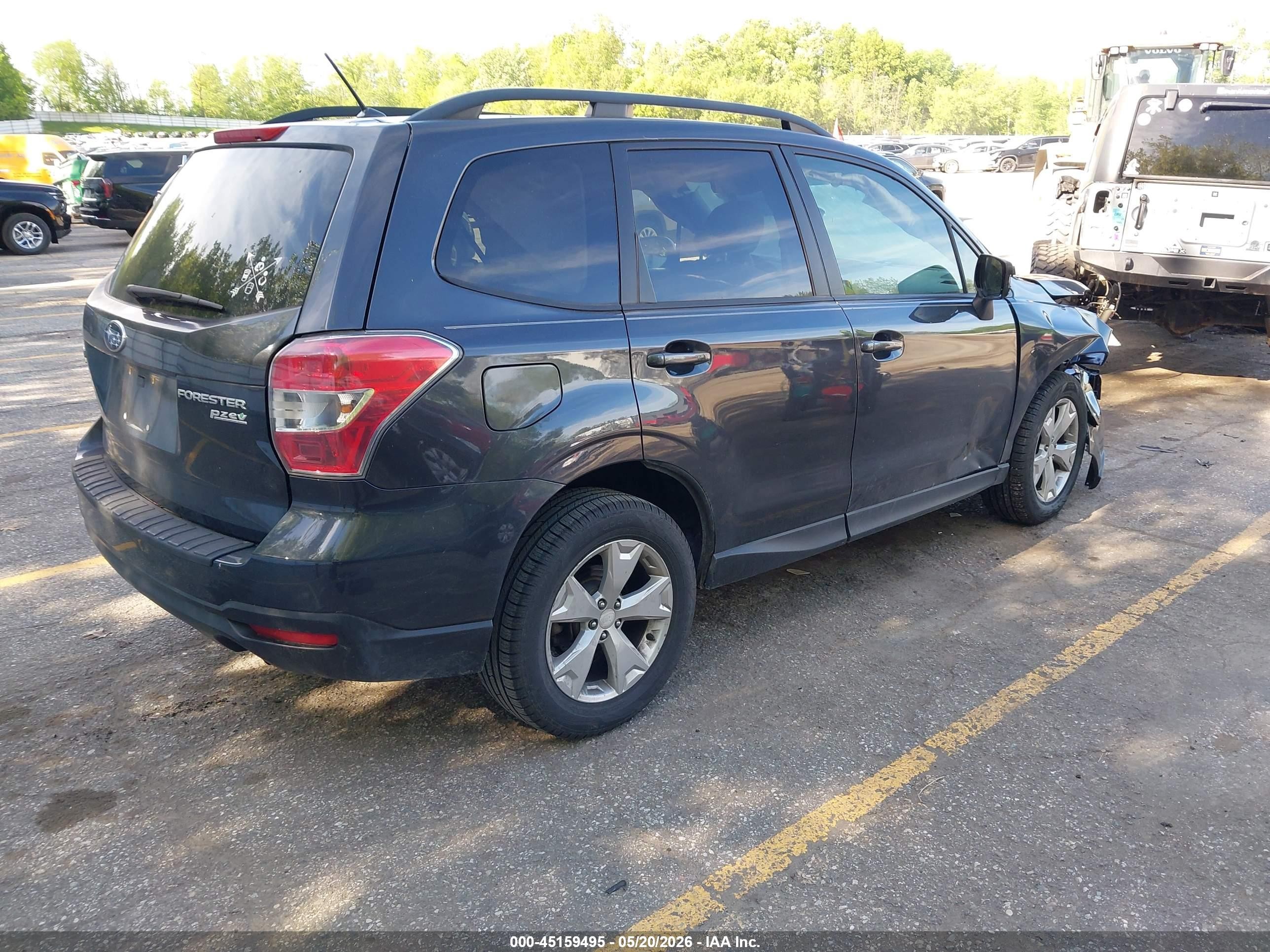 2015 Subaru Forester 2.5i Premium Черный vin: JF2SJADC9FH559509