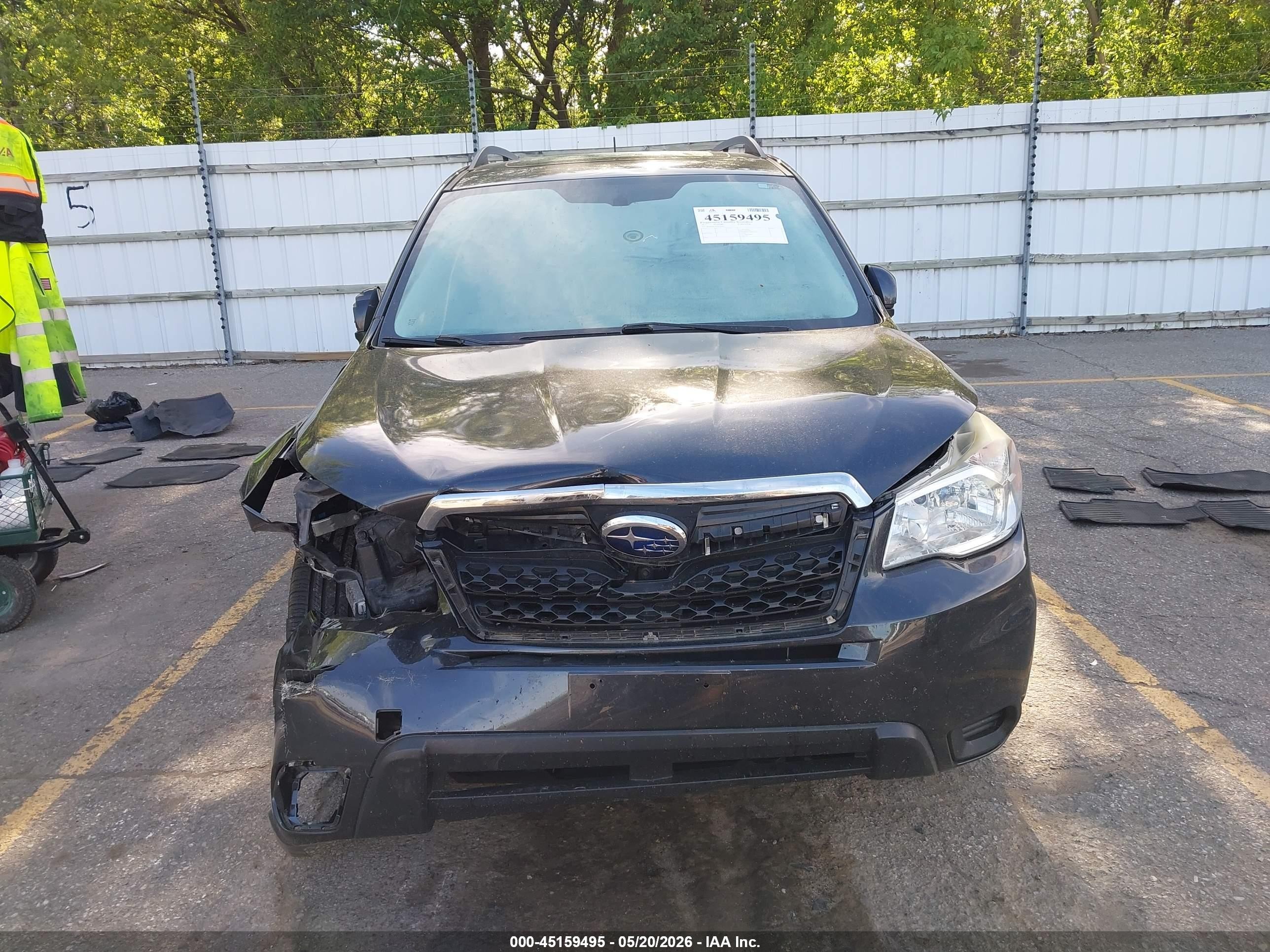 2015 Subaru Forester 2.5i Premium Черный vin: JF2SJADC9FH559509