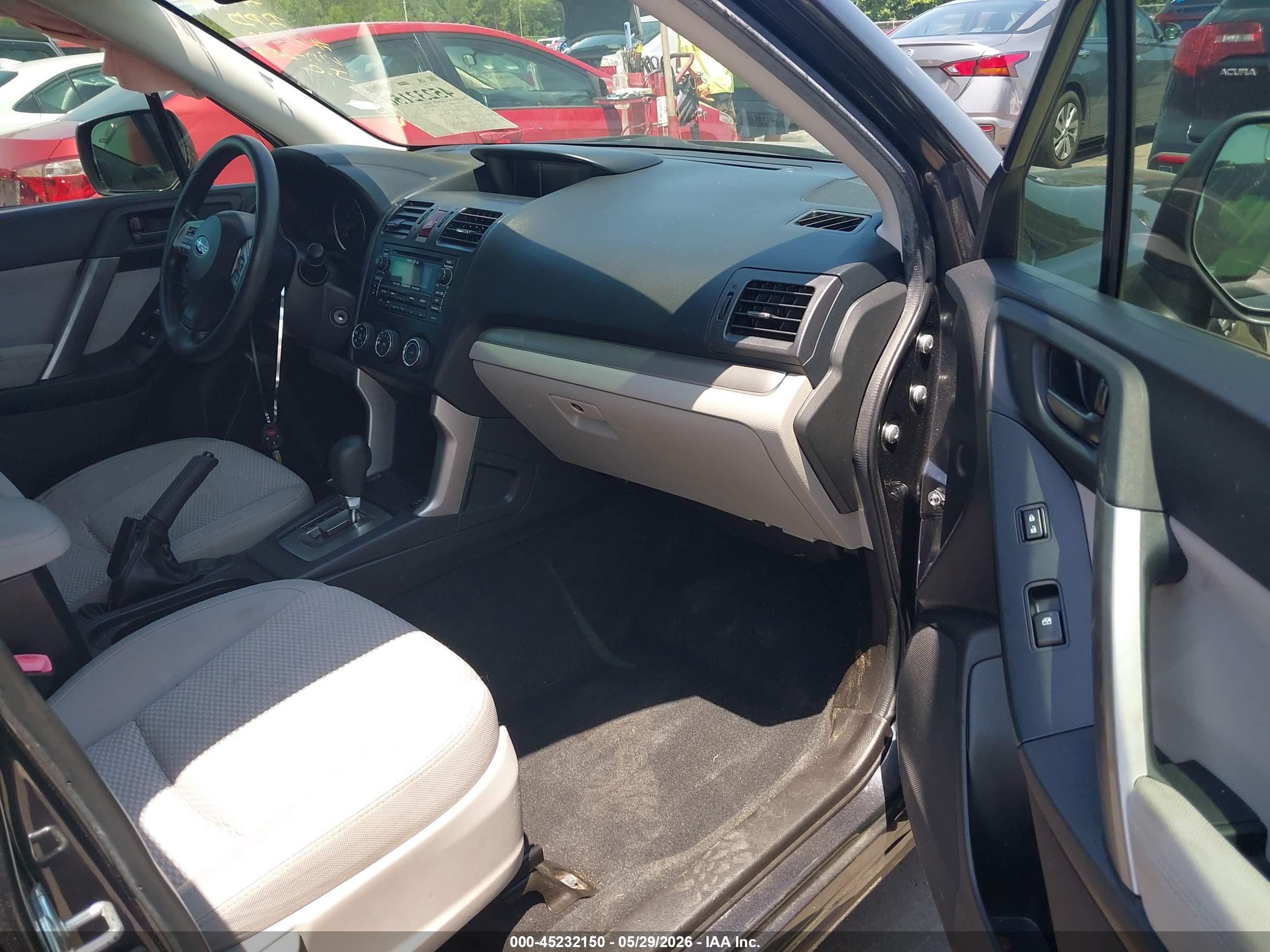 2015 Subaru Forester 2.5i Premium Gray vin: JF2SJADC9FH572079