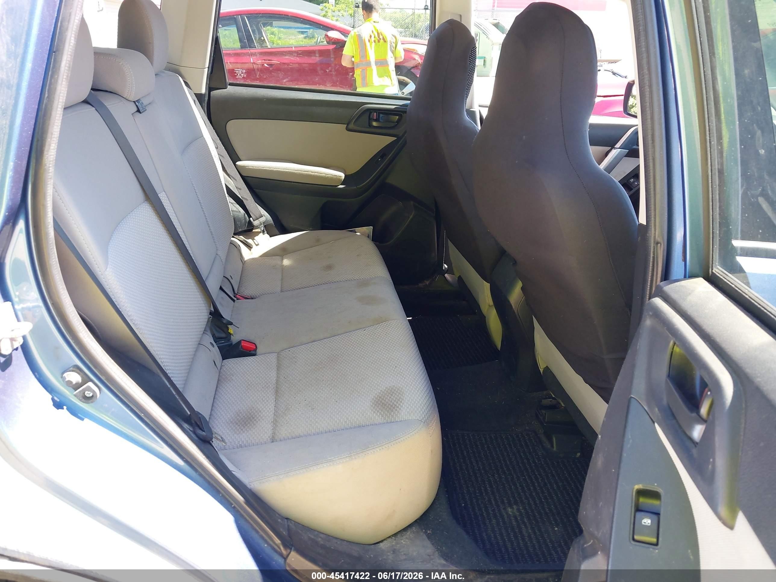 2015 Subaru Forester 2.5i Premium Blue vin: JF2SJADC9FH813784
